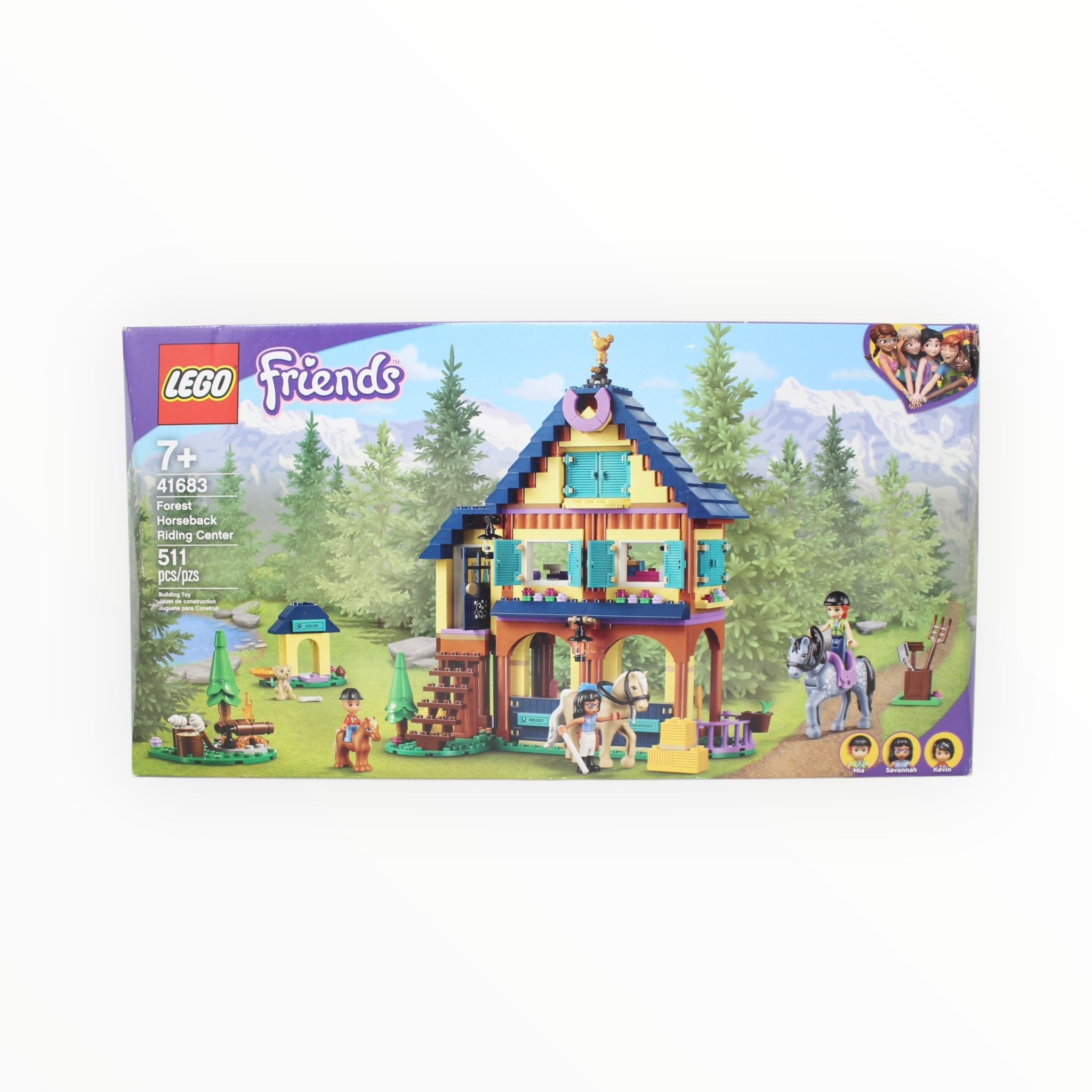 Retired Set 41683 Friends Forest Horseback Riding Center