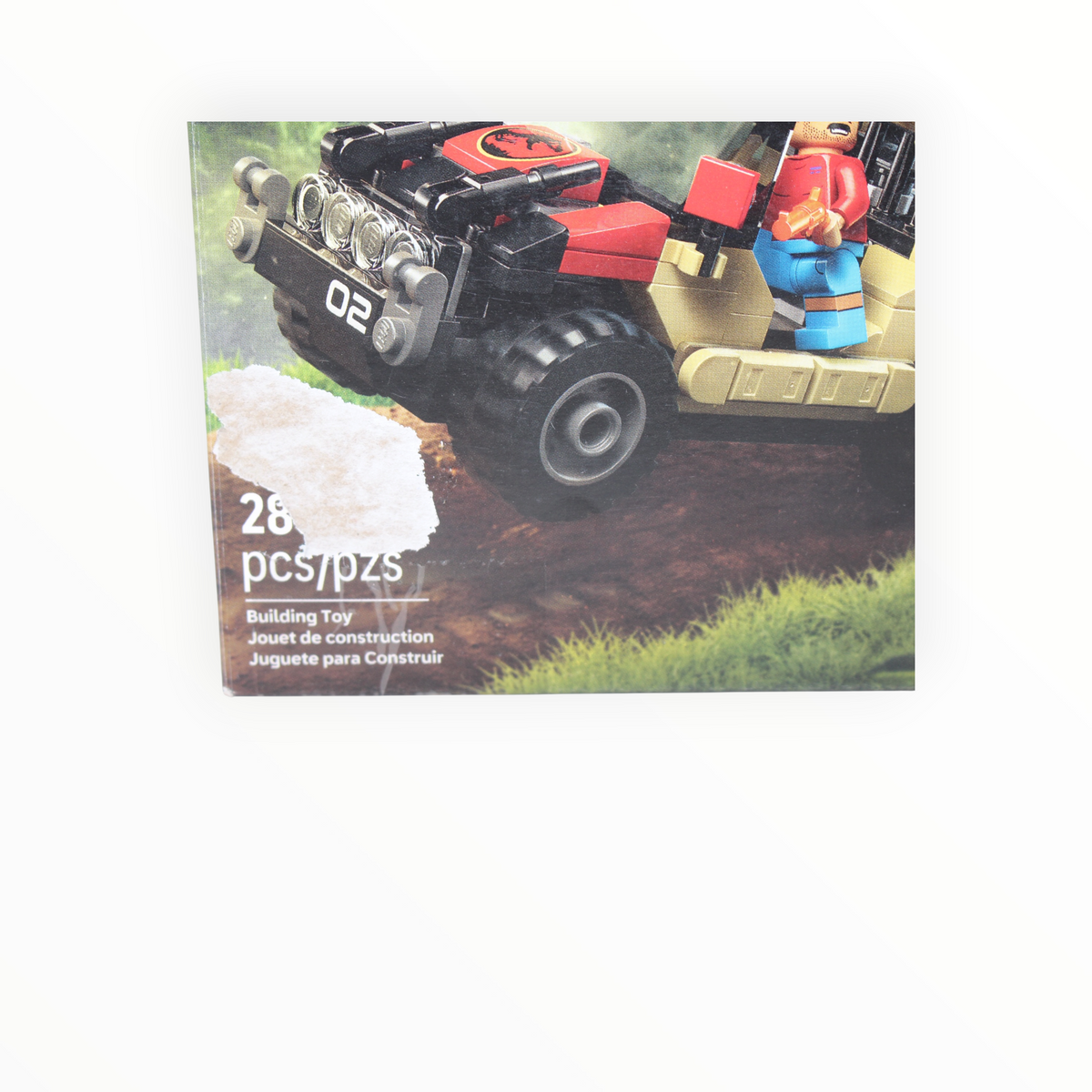 Certified Used Set 76972 Jurassic World Raptor Off-Road Escape (open box sealed bags, damaged box)
