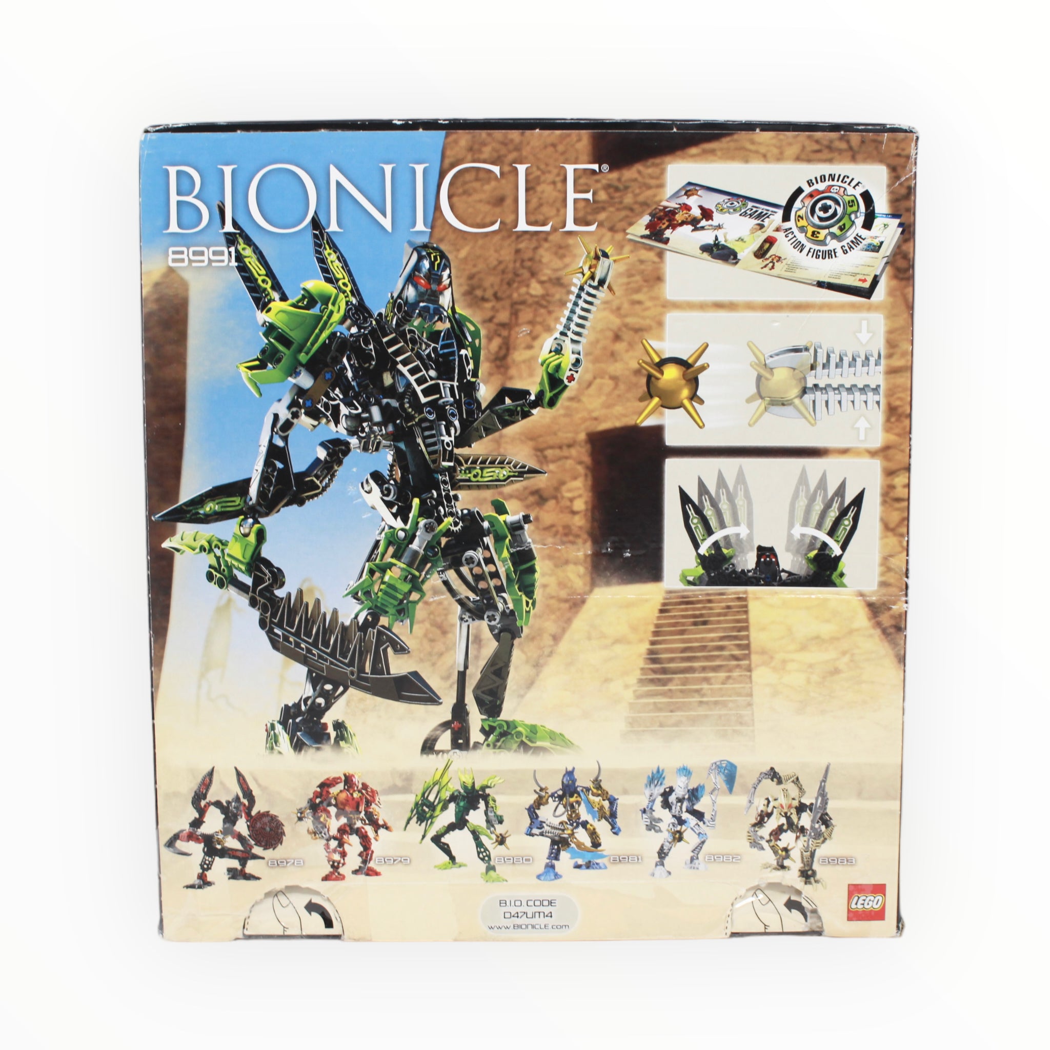 Certified Used Set 8991 Bionicle Tuma