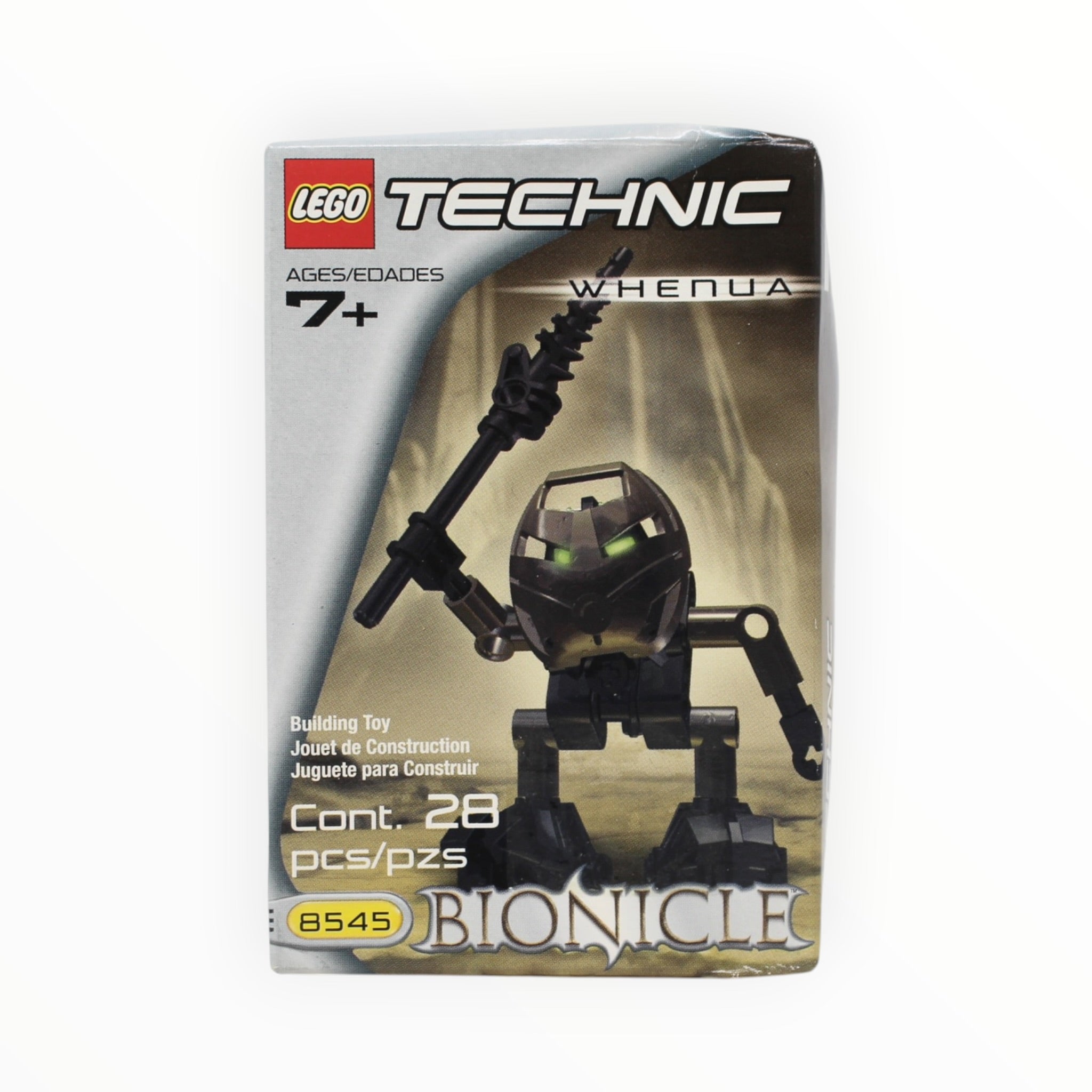 Retired Set 8545 Bionicle Turaga Whenua (slight box damage)