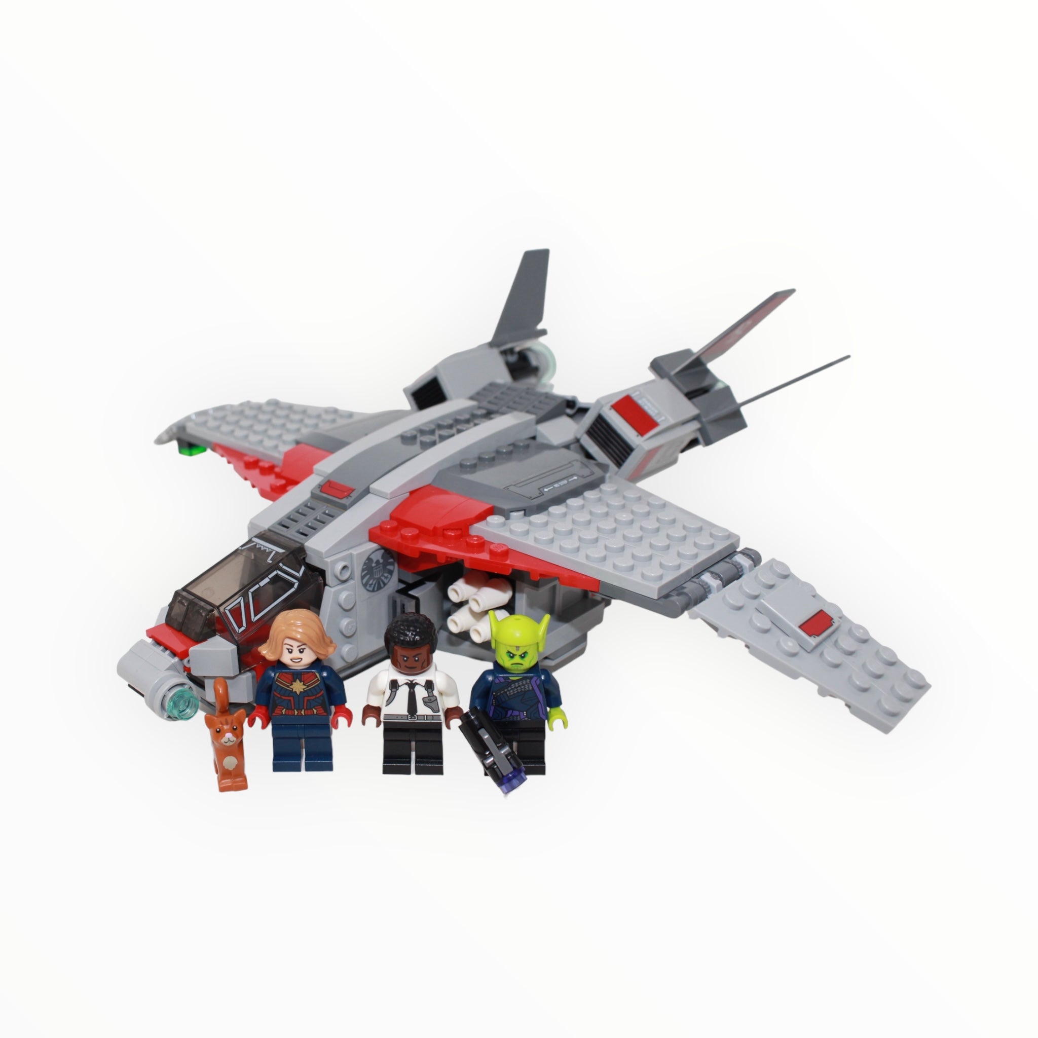 Used Set 76127 Captain Marvel and the Skrull Attack