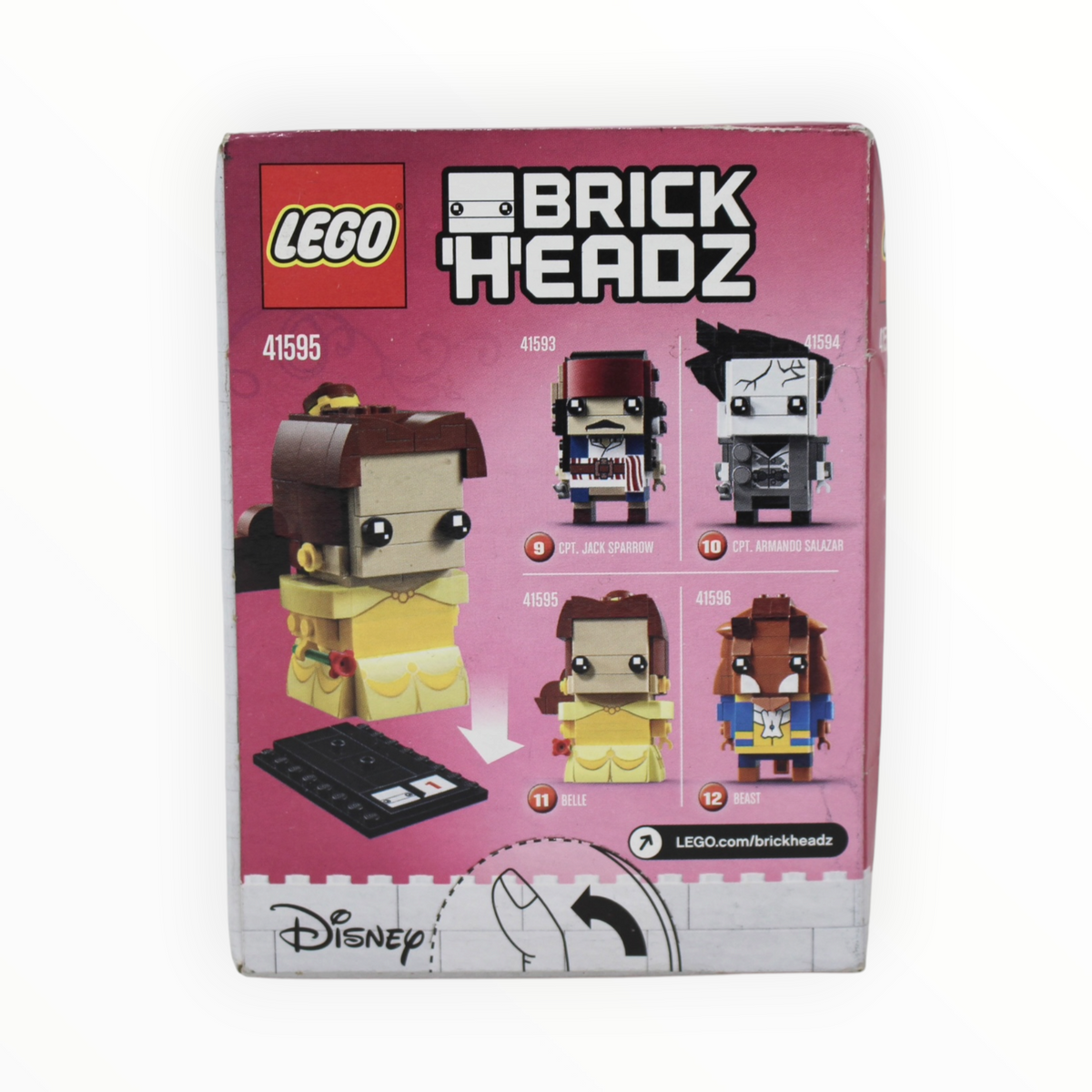 Retired Set 41595 Disney BrickHeadz Belle (damaged box)