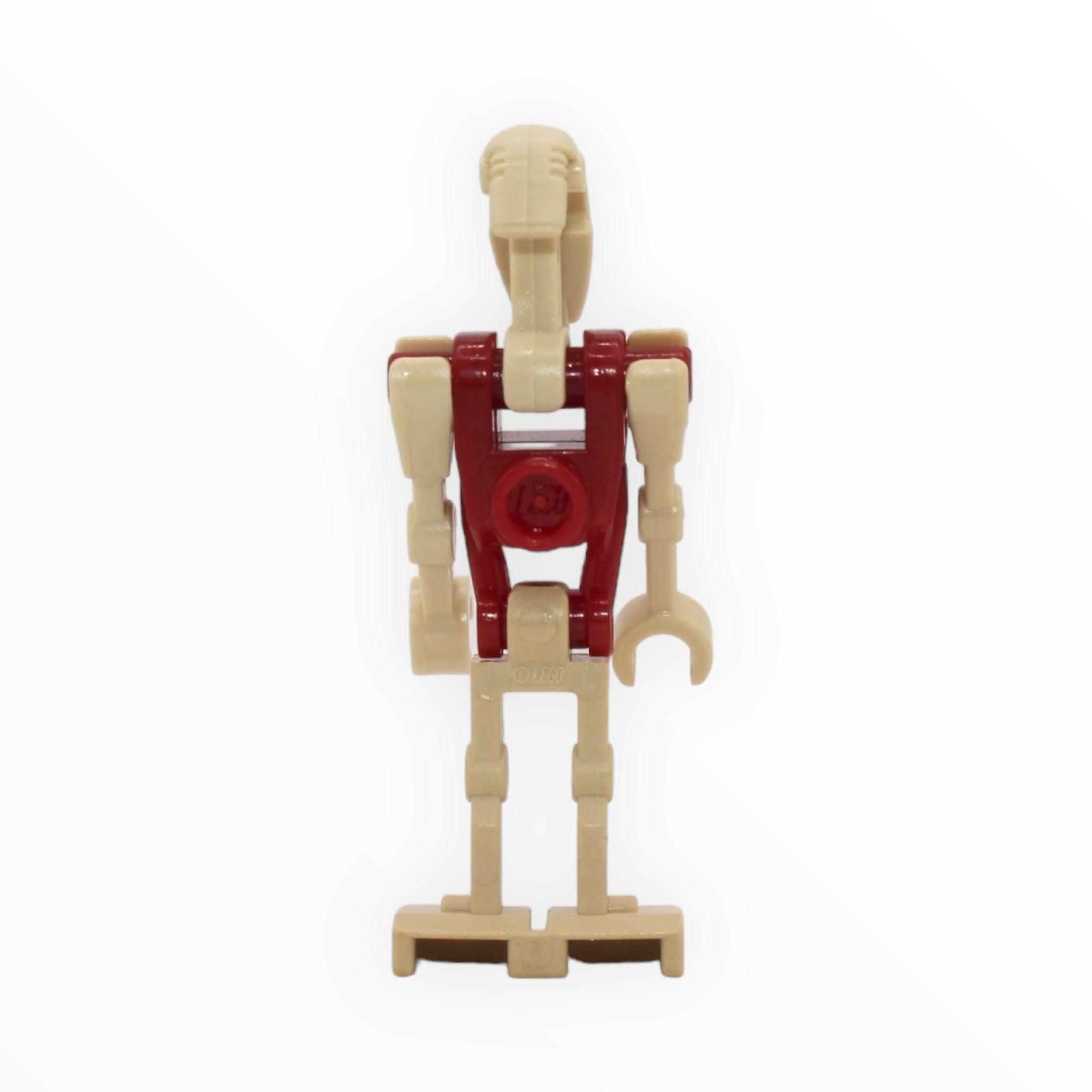 Battle Droid Security (tan insignia, dark red torso, plain head)