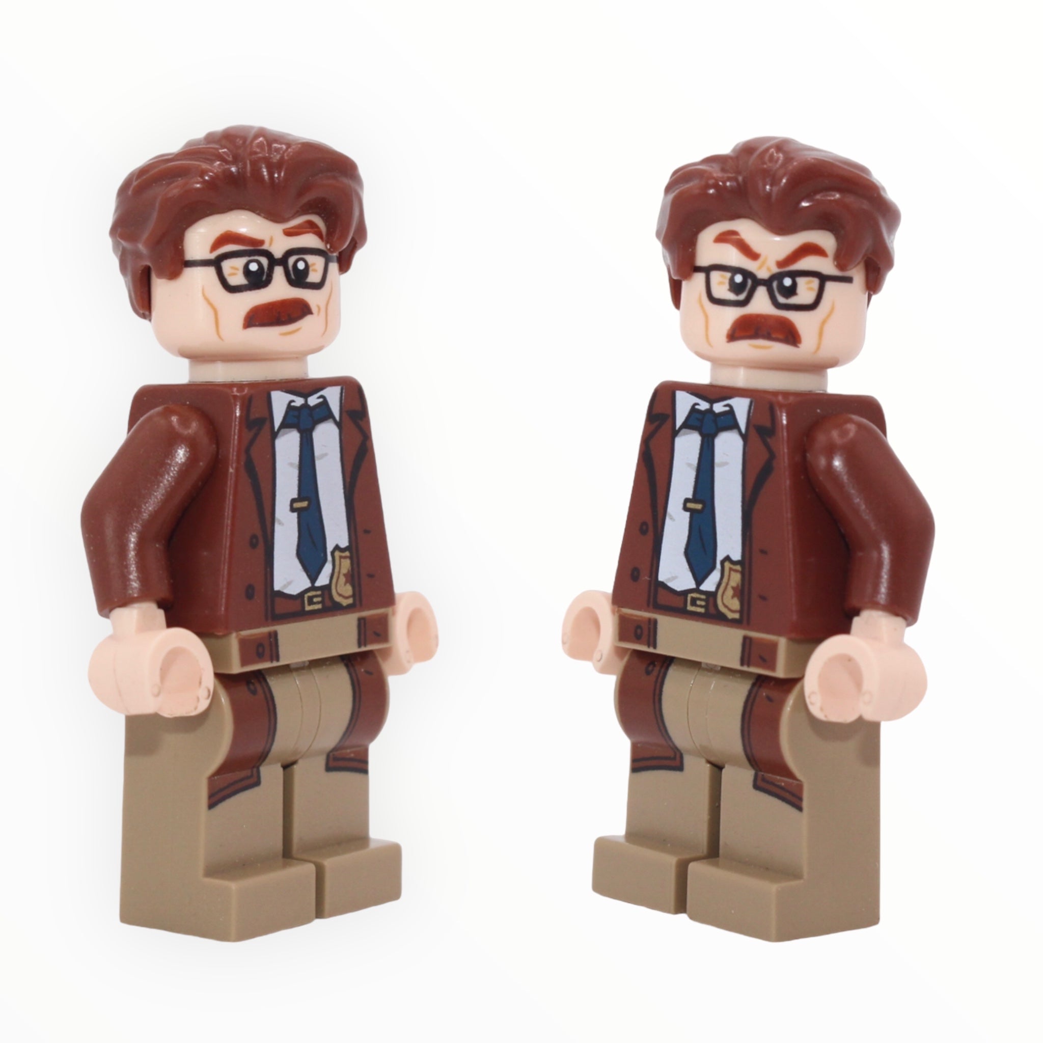 Commissioner Jim Gordon (reddish brown coat, 2019)