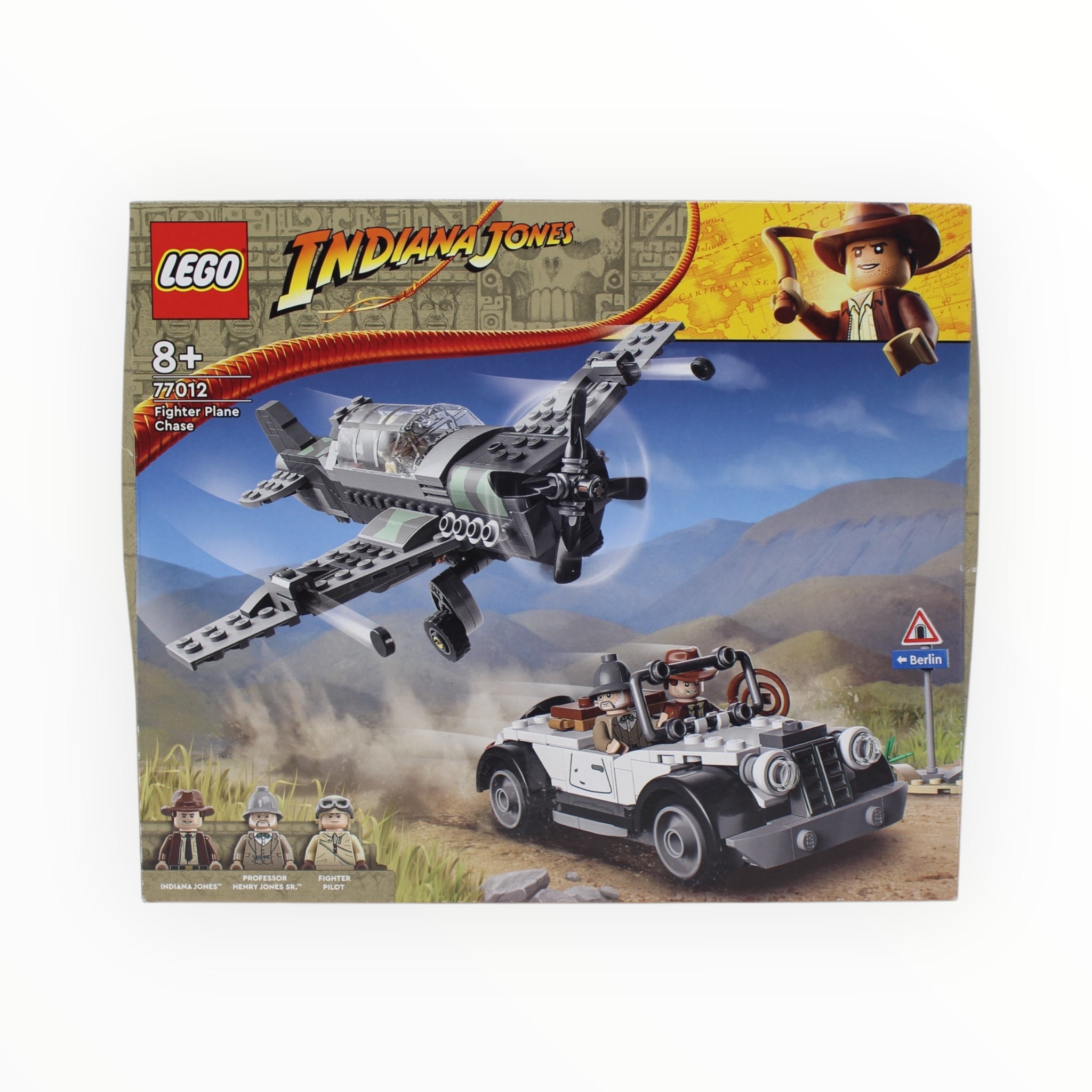 Retired Set 77012 Indiana Jones Fighter Plane Chase (damaged box)