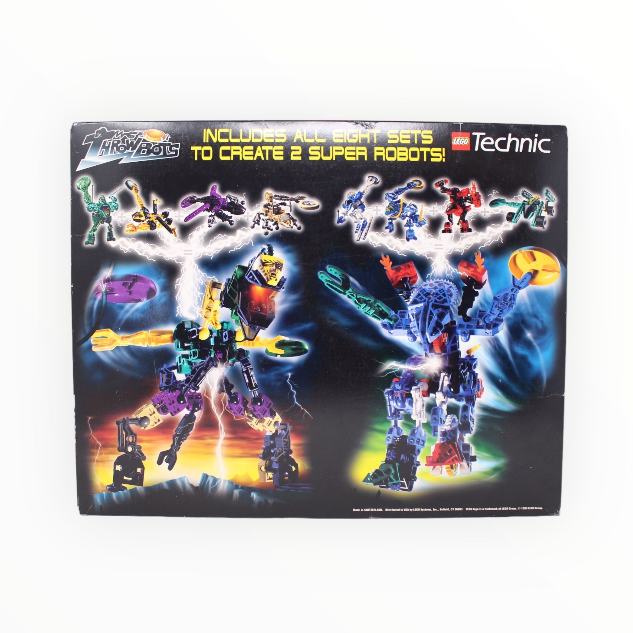 Certified Used Set Technic Throwbots Super Set (sets 8500 - 8507, open outer box, sealed inner boxes)