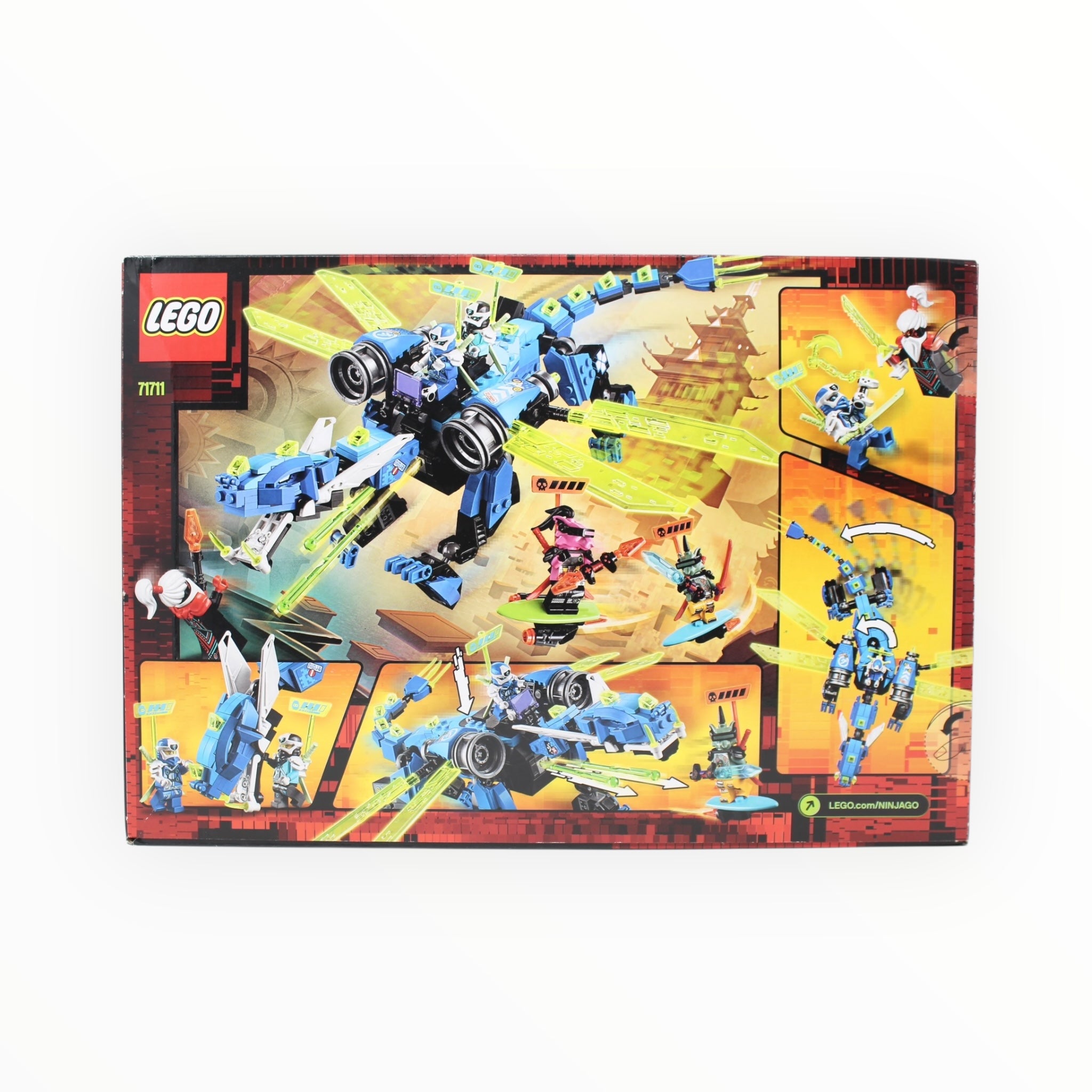 Retired Set 71711 Ninjago Jay’s Cyber Dragon (damaged box)