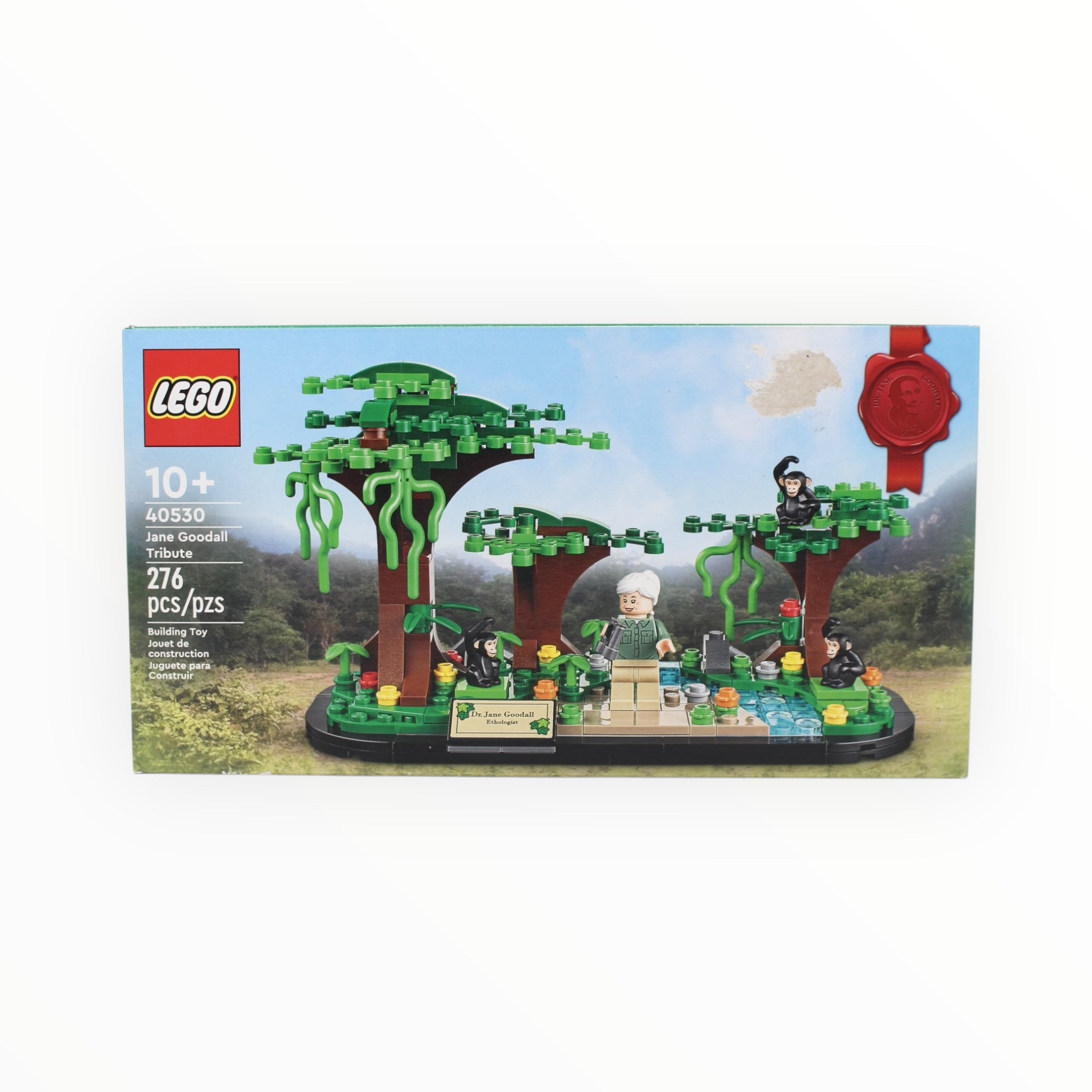 Retired Set 40530 LEGO Jane Goodall Tribute (slight box damage)