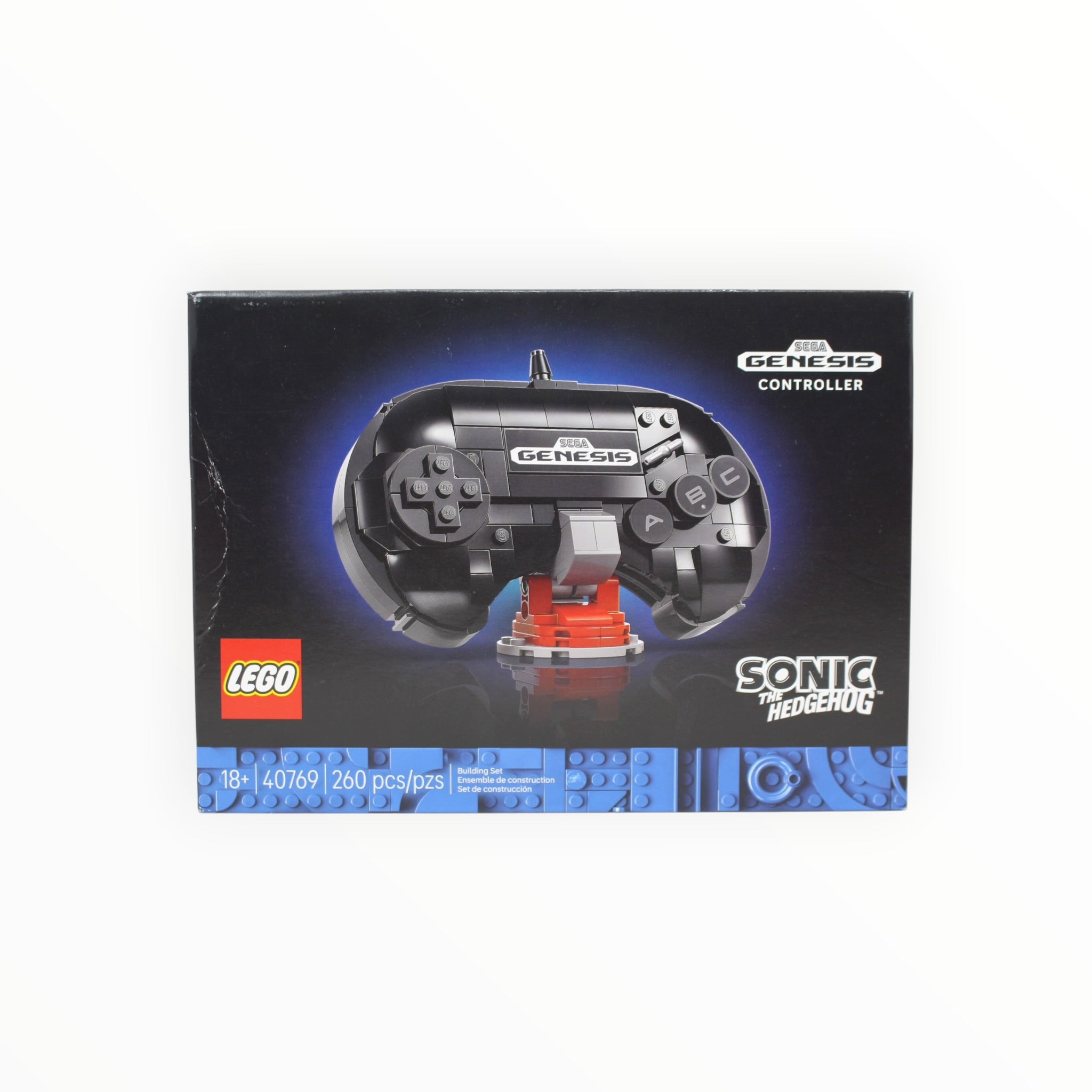 Retired Set 40769 Sonic the Hedgehog SEGA Genesis Controller (slight box damage)