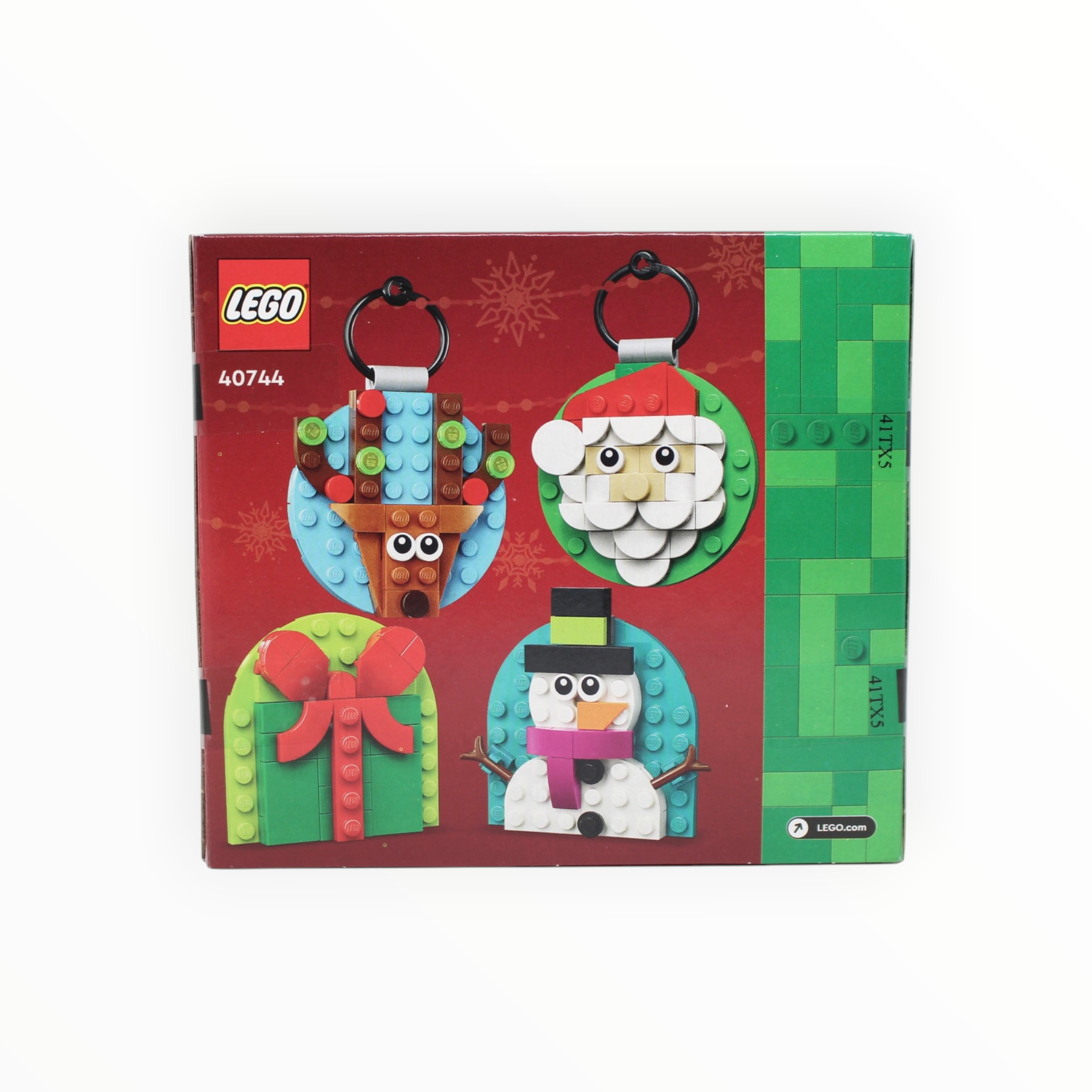 Retired Set 40744 LEGO Christmas Ornament Selection