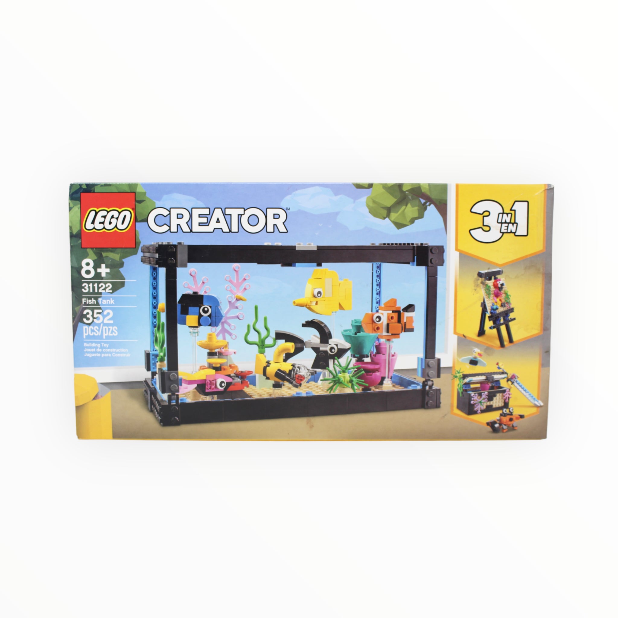 Retired Set 31122 Creator Fish Tank (damaged box)