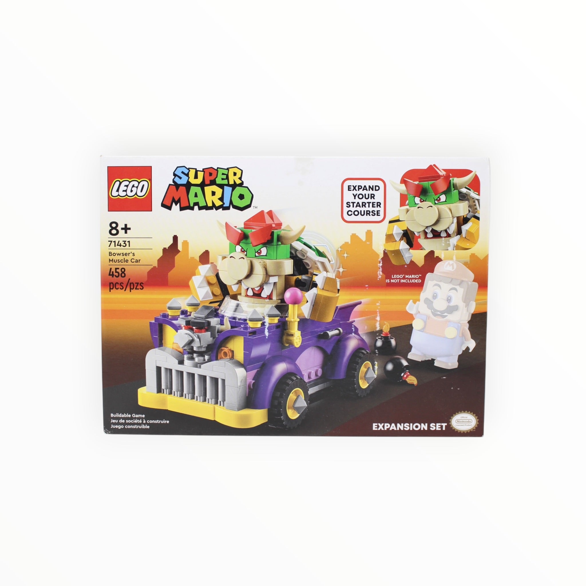Retired Set 71431 Super Mario Bowser’s Muscle Car (slight box damage)