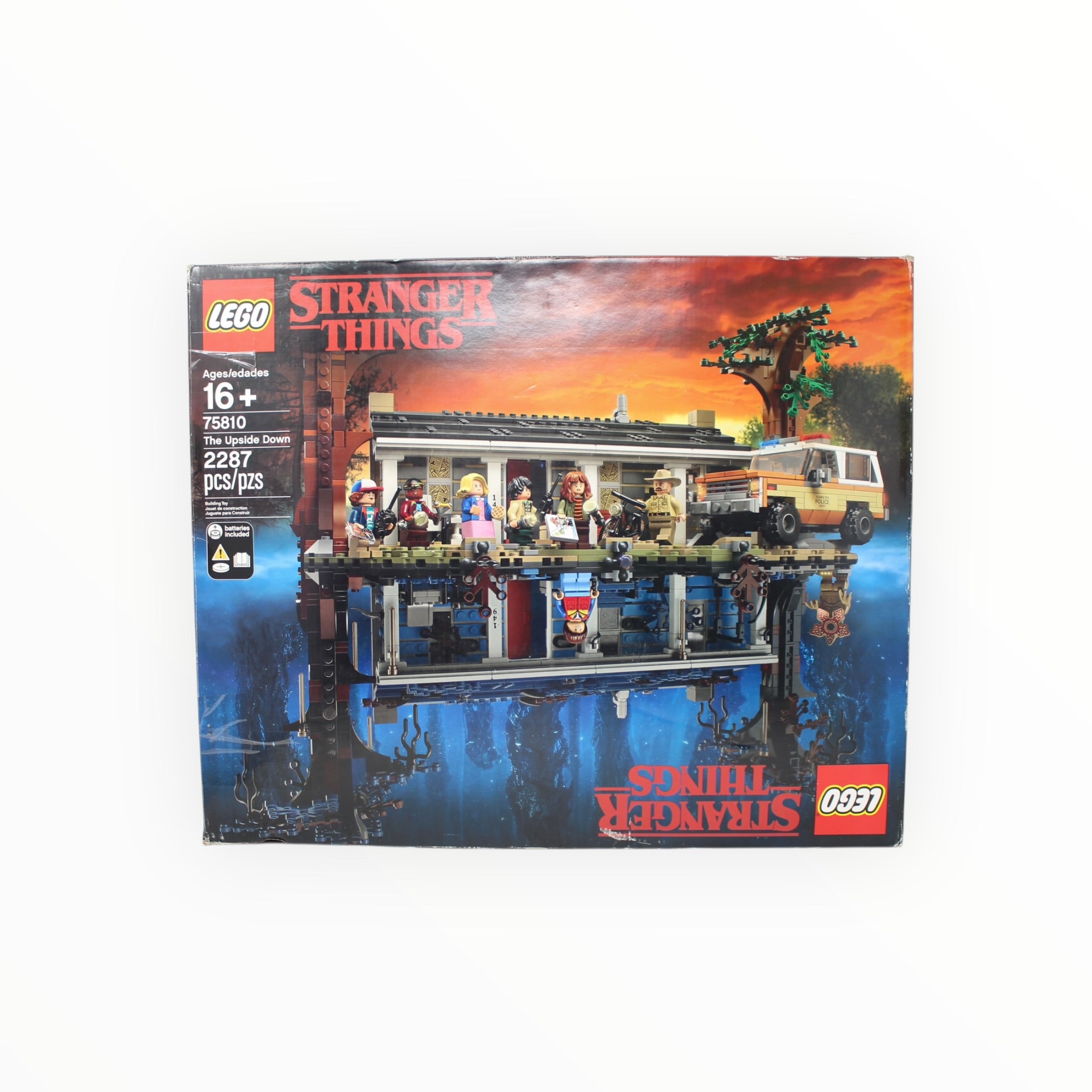 Certified Used Set 75810 LEGO Stranger Things The Upside Down (most bags sealed, some box damage)