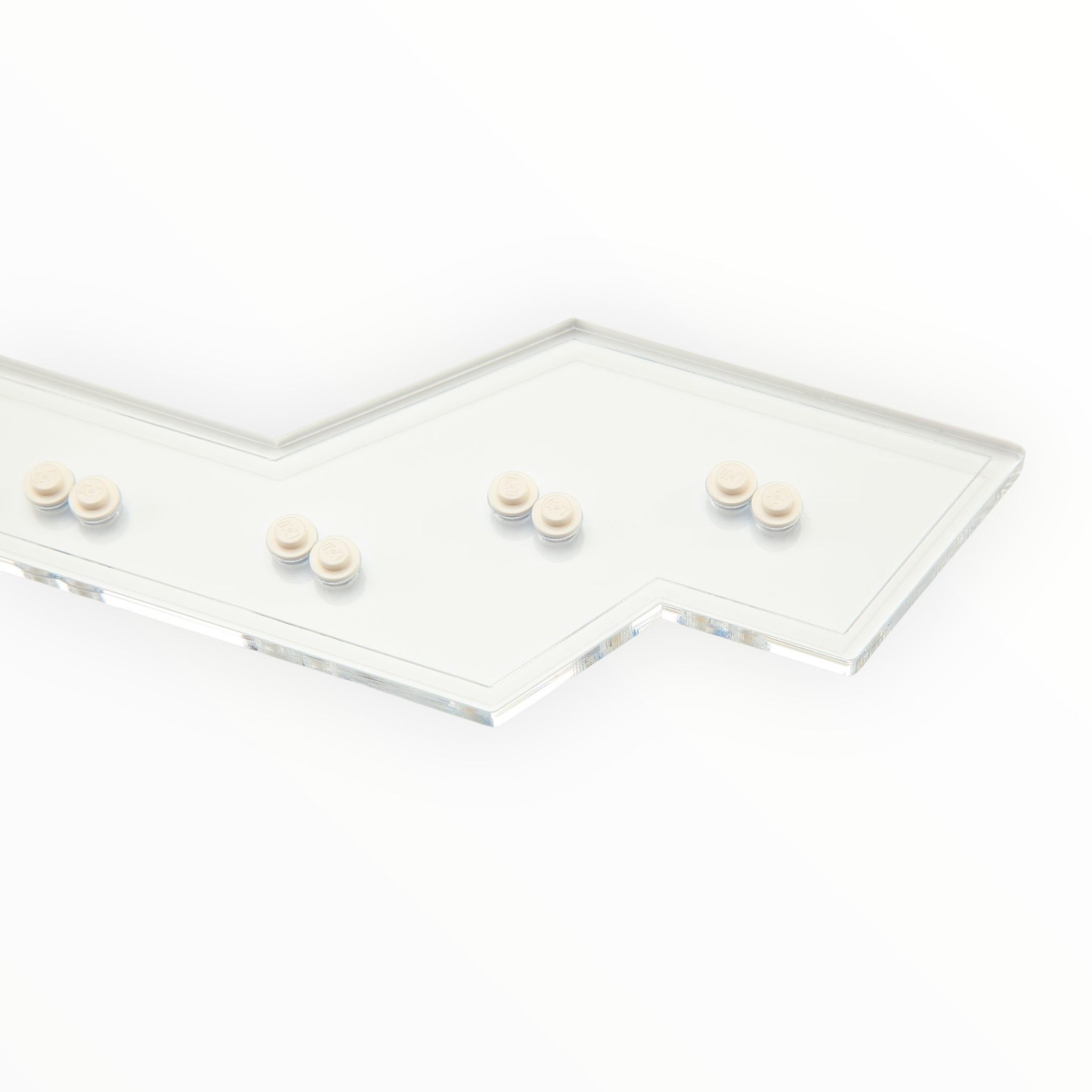 Tricked Out Bricks Figure Add-On Display Plate for Pedestal Stands