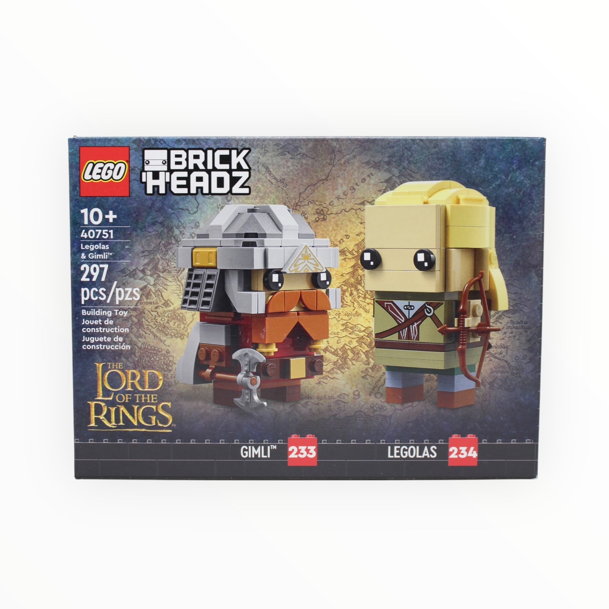 Retired Set 40751 The Lord of the Rings BrickHeadz Legolas & Gimli