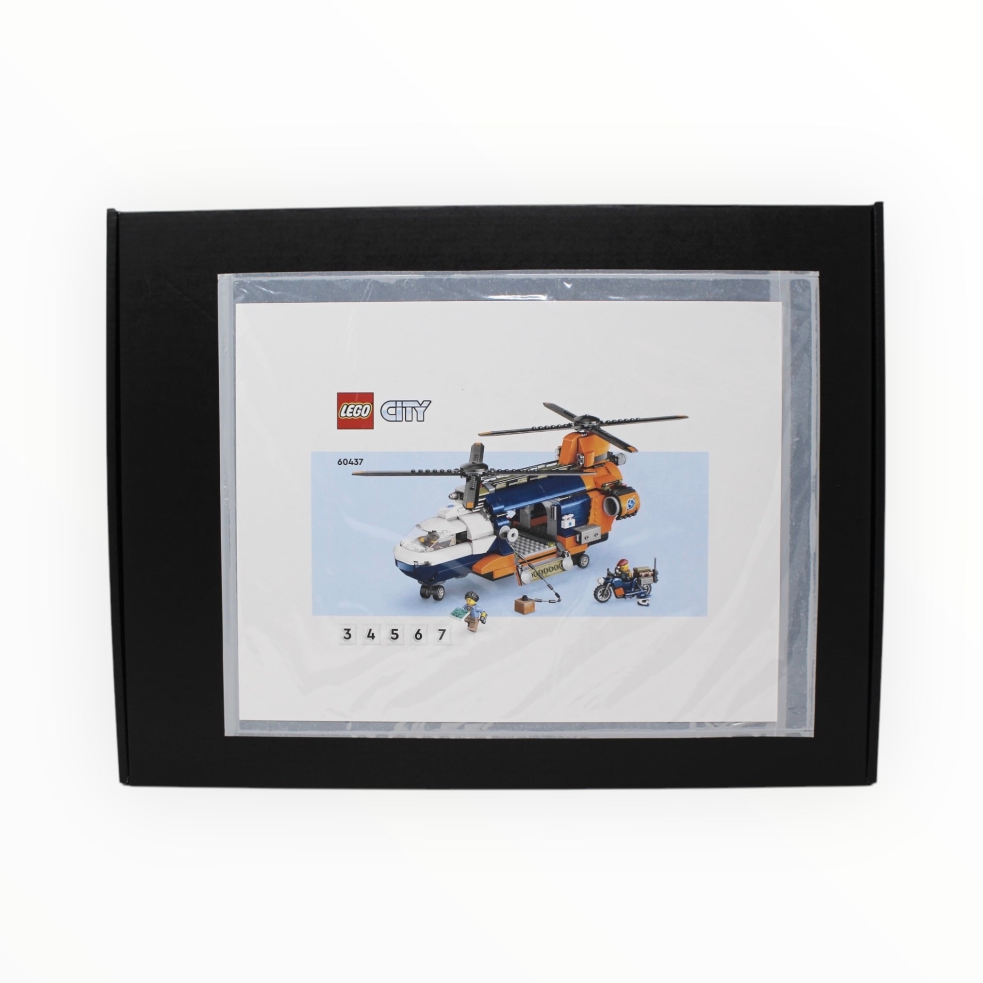 Certified Used Set 60437 City Jungle Explorer Helicopter at Base Camp (no box, sealed bags)