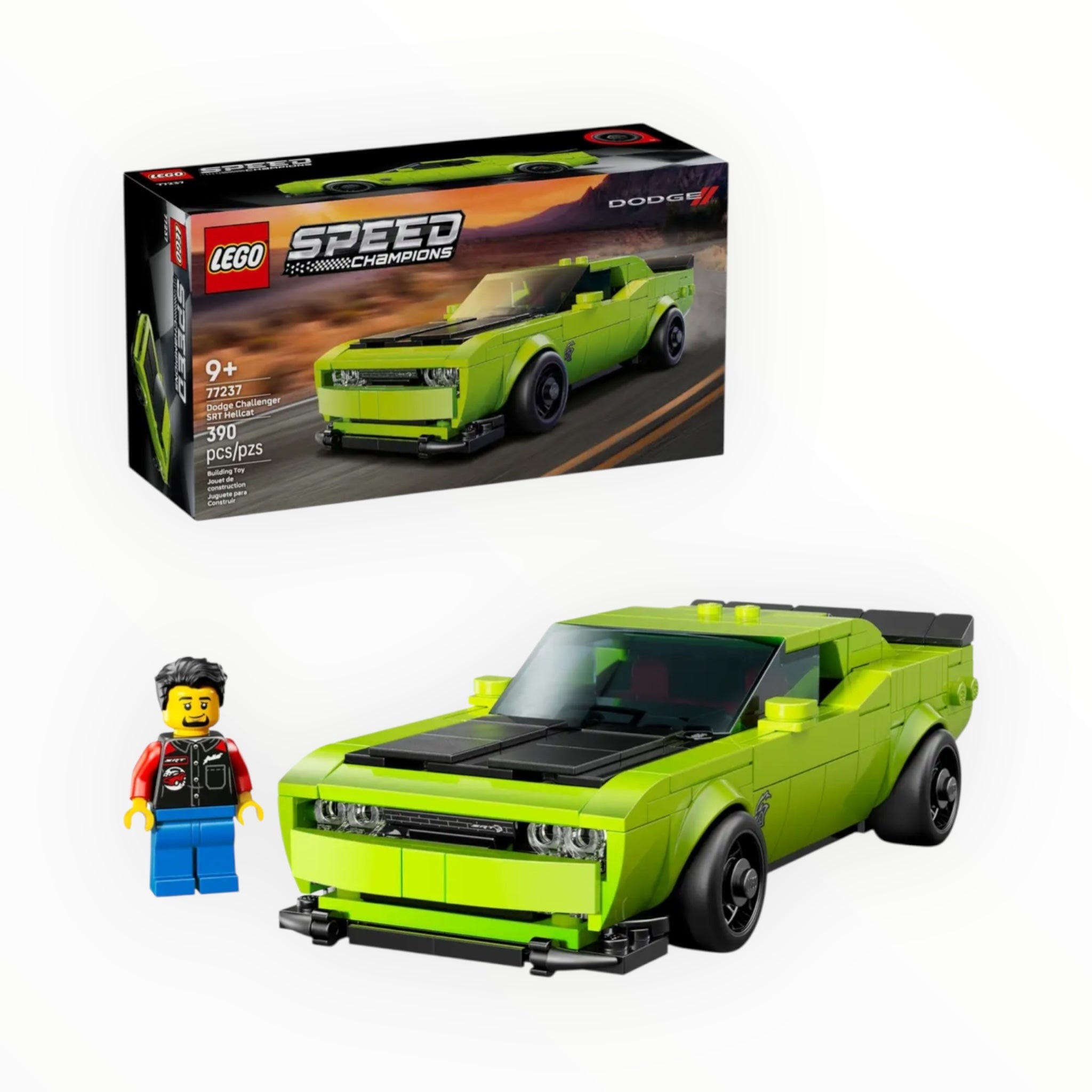 77237 Speed Champions Dodge Challenger SRT Hellcat Sports Car