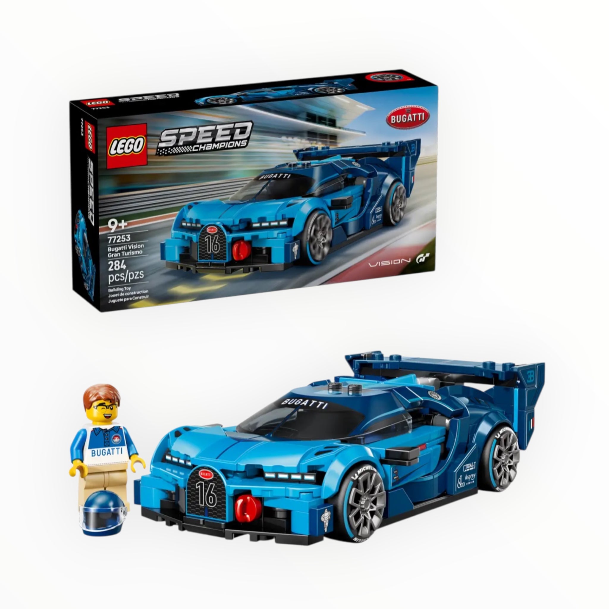 77253 Speed Champions Bugatti Vision GT Hyper Sports Car