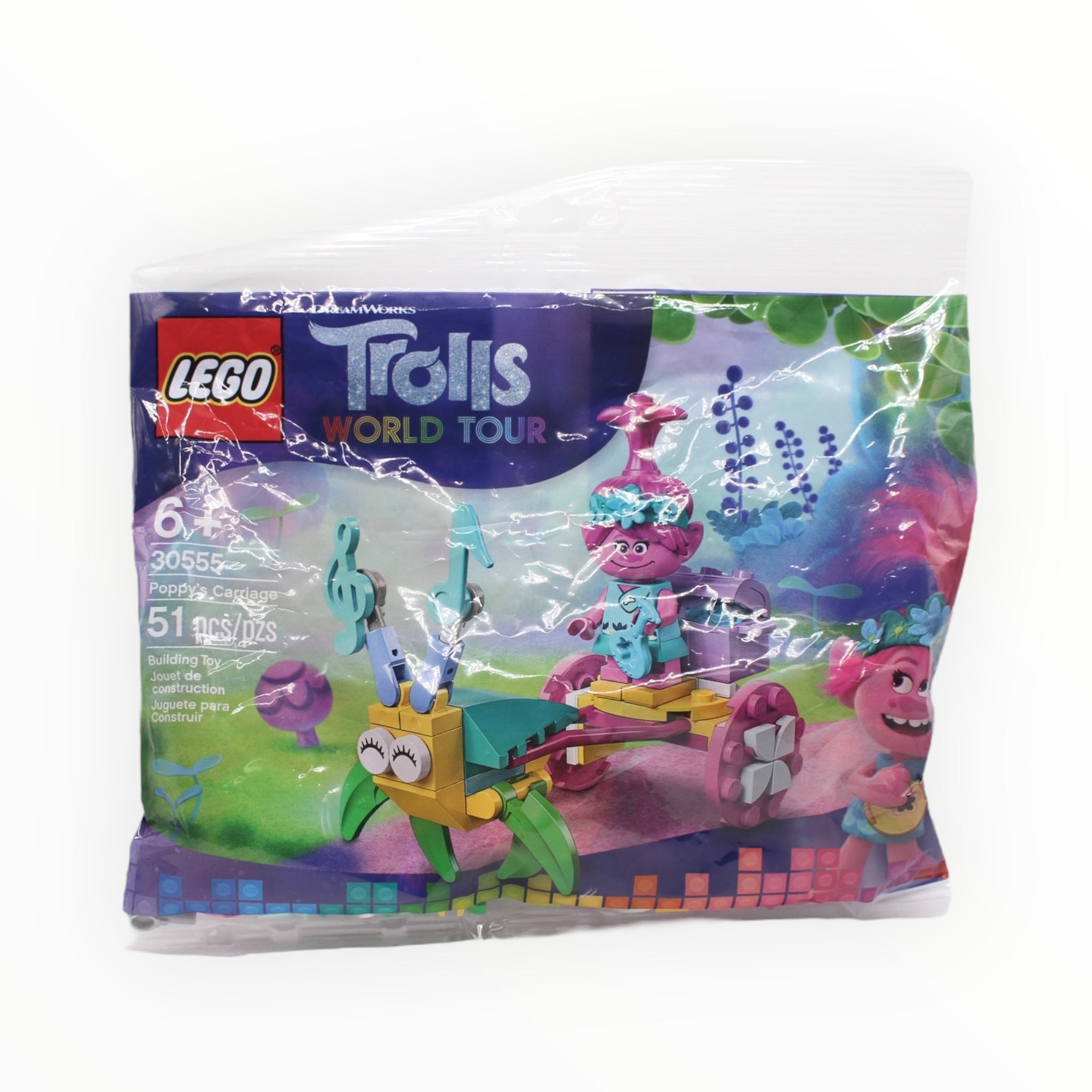 Polybag 30555 Trolls World Tour Poppy’s Carriage