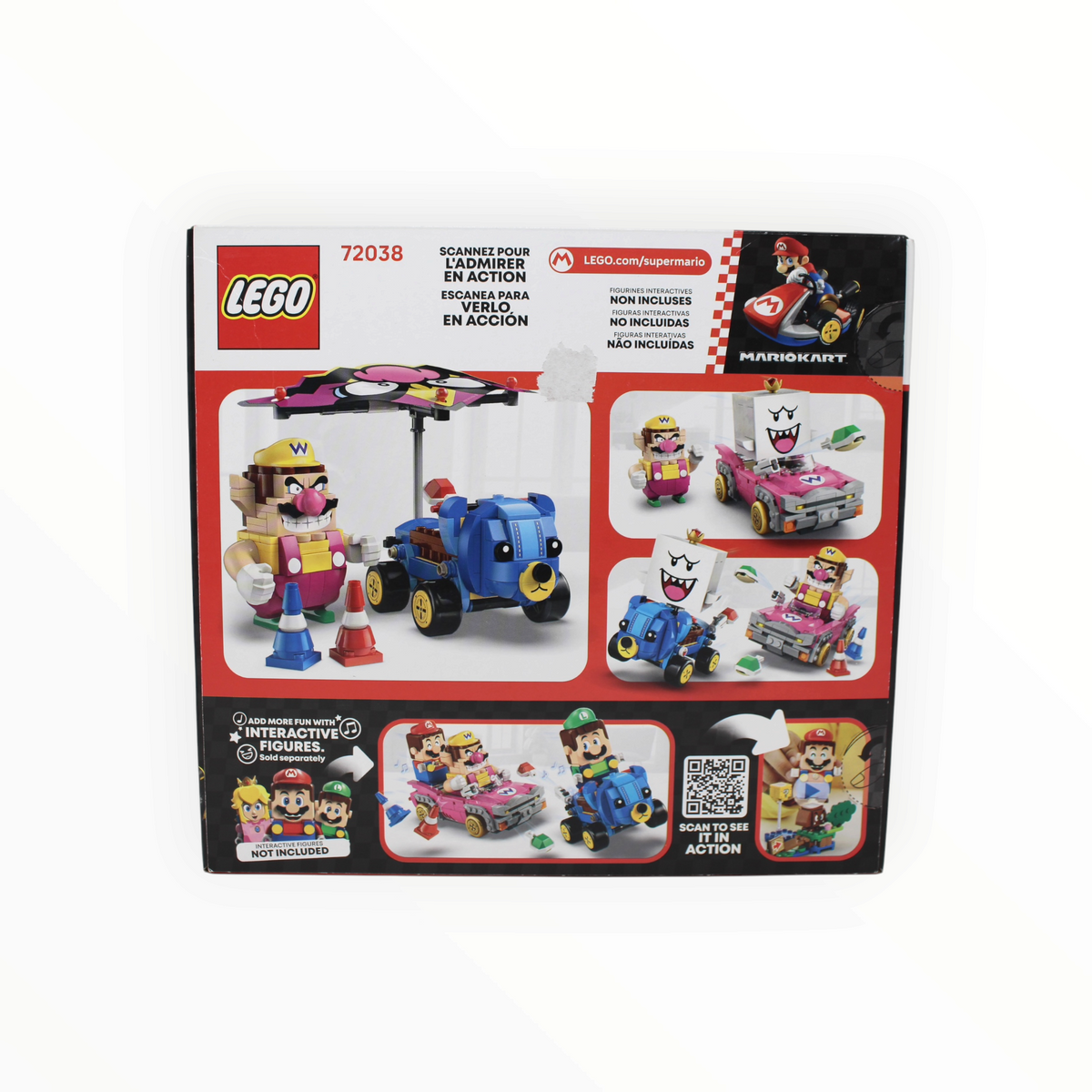 Certified Used Set 72038 Super Mario Wario & King Boo (slight box damage)