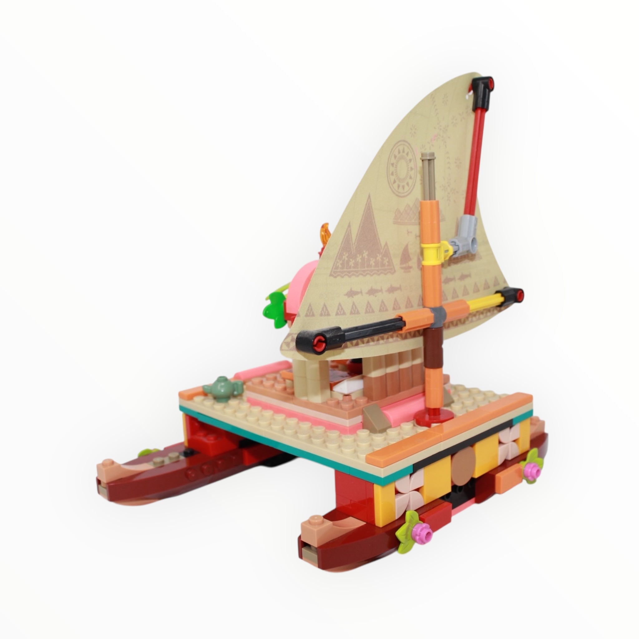 Used Set 43210 Disney Moana’s Wayfinding Boat