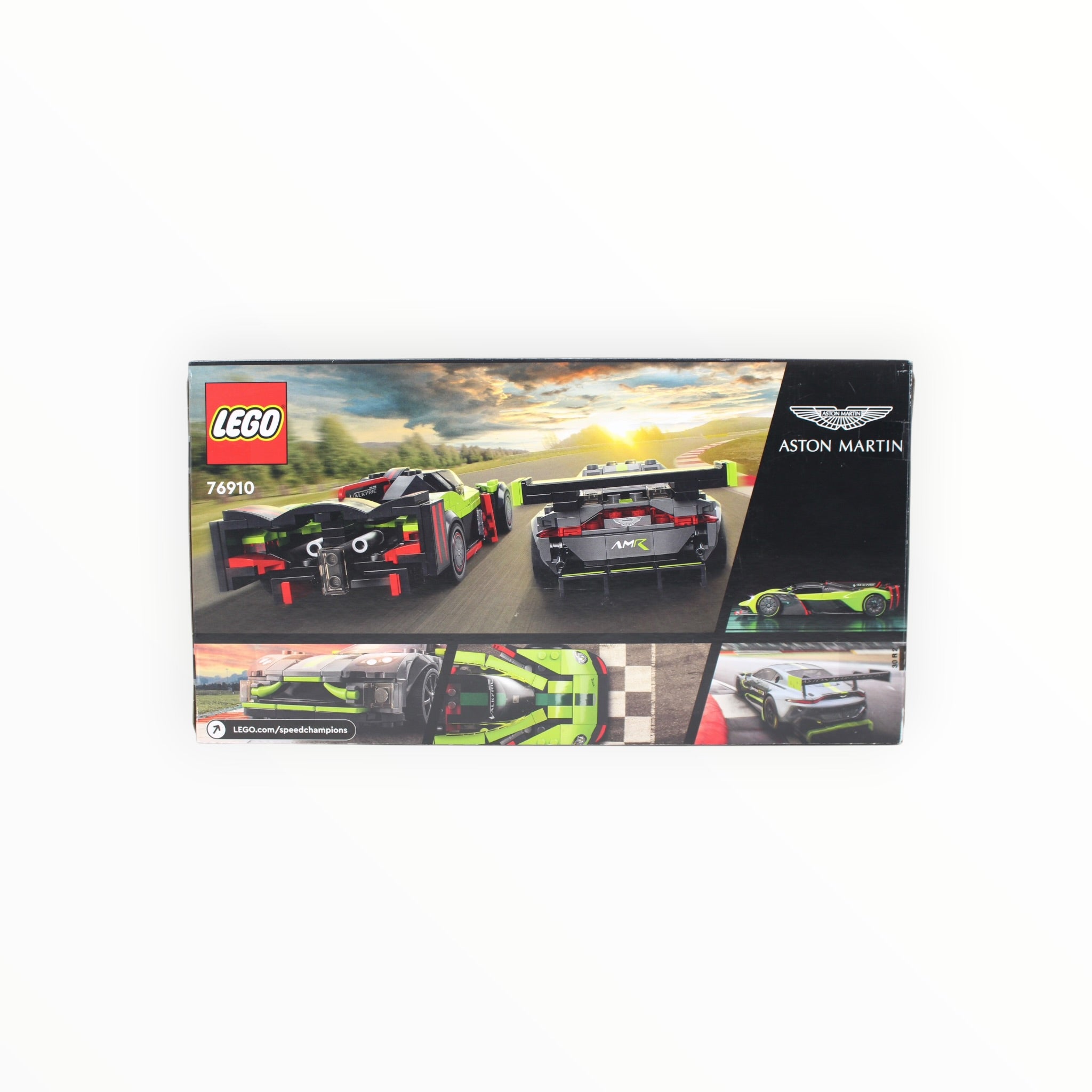 Retired Set 76910 Speed Champions Aston Martin Valkyrie AMR Pro and Aston Martin Vantage GT3 (slight box damage)
