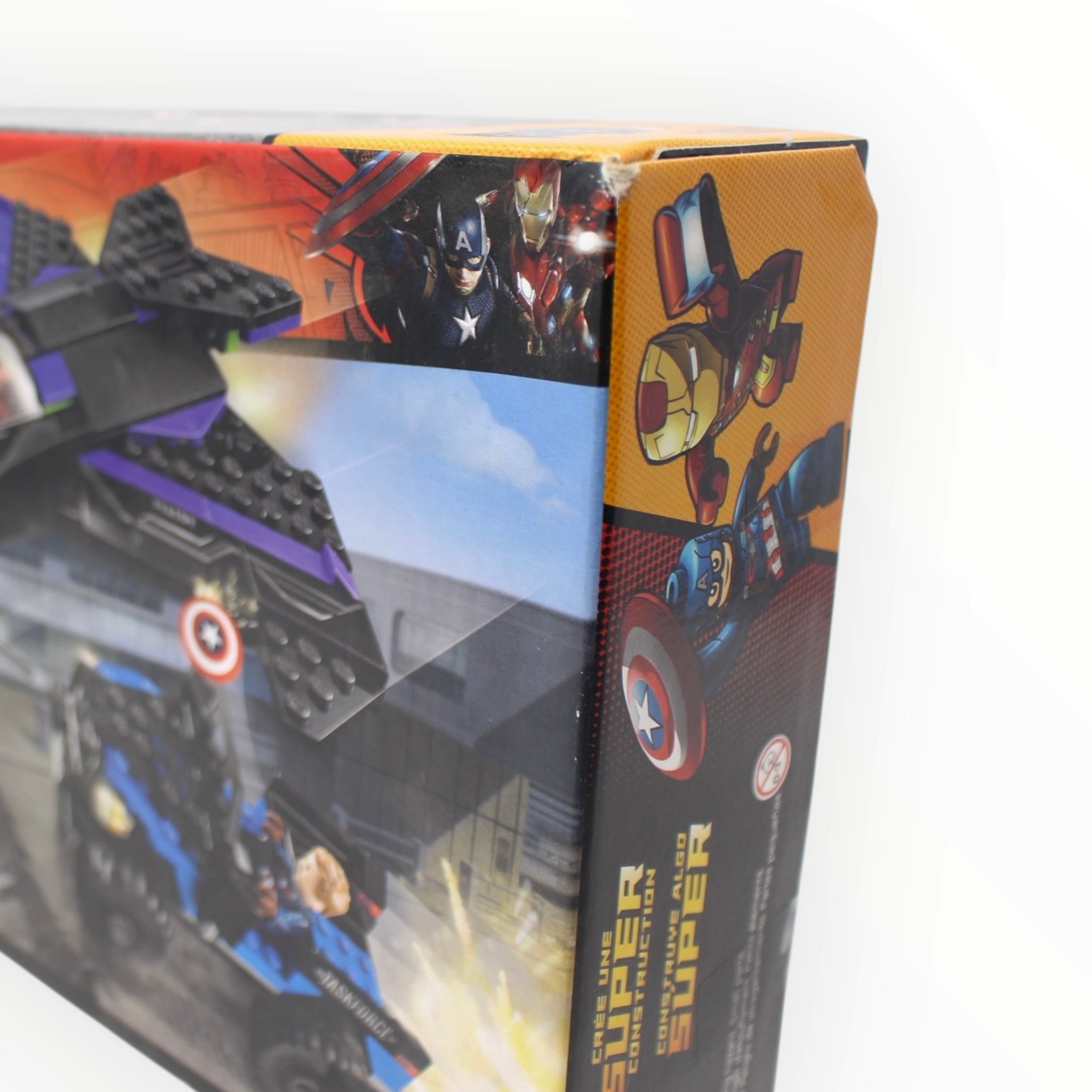 Retired Set 76047 Marvel Super Heroes Black Panther Pursuit (slight box damage)