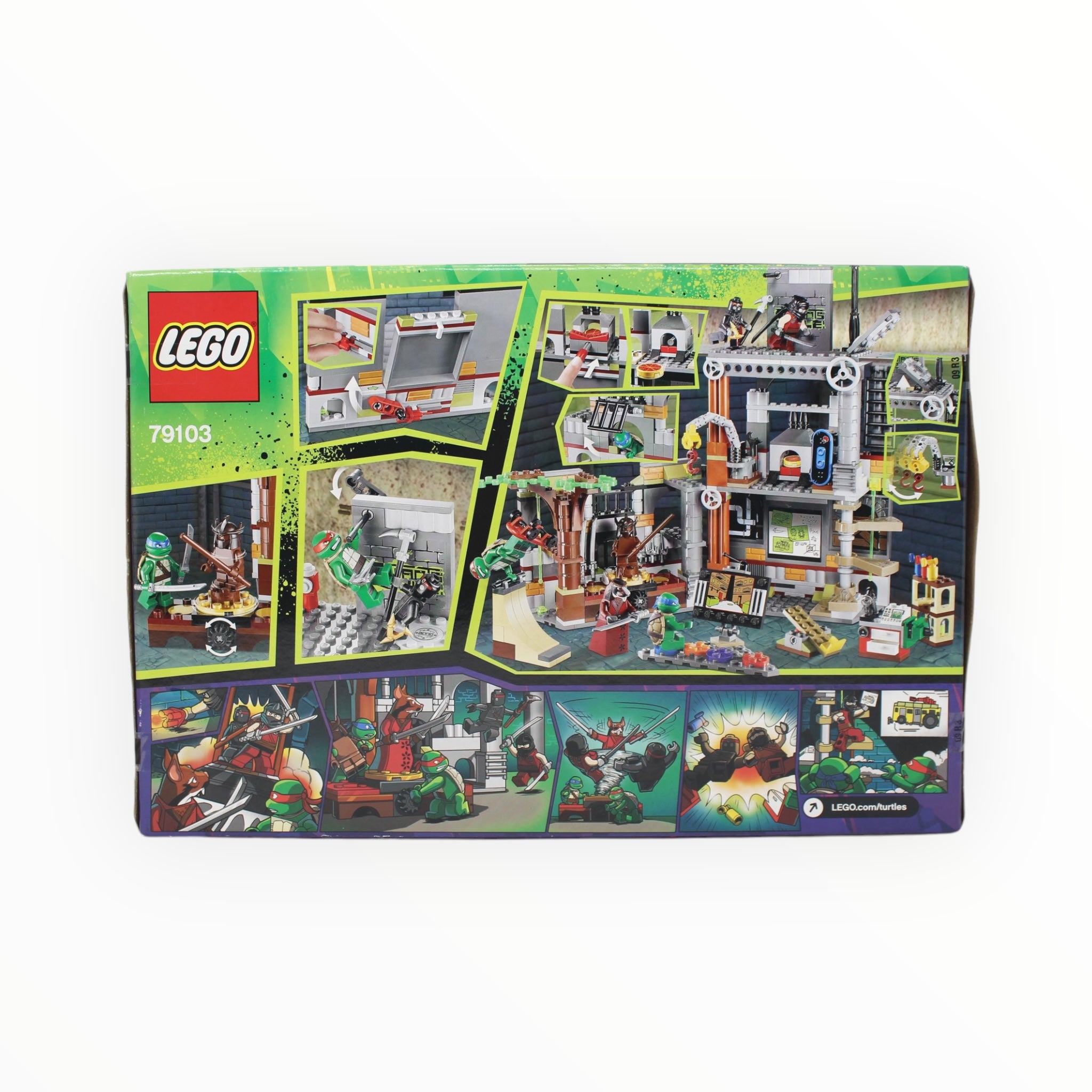 Retired Set 79103 Teenage Mutant Ninja Turtles Turtle Lair Attack