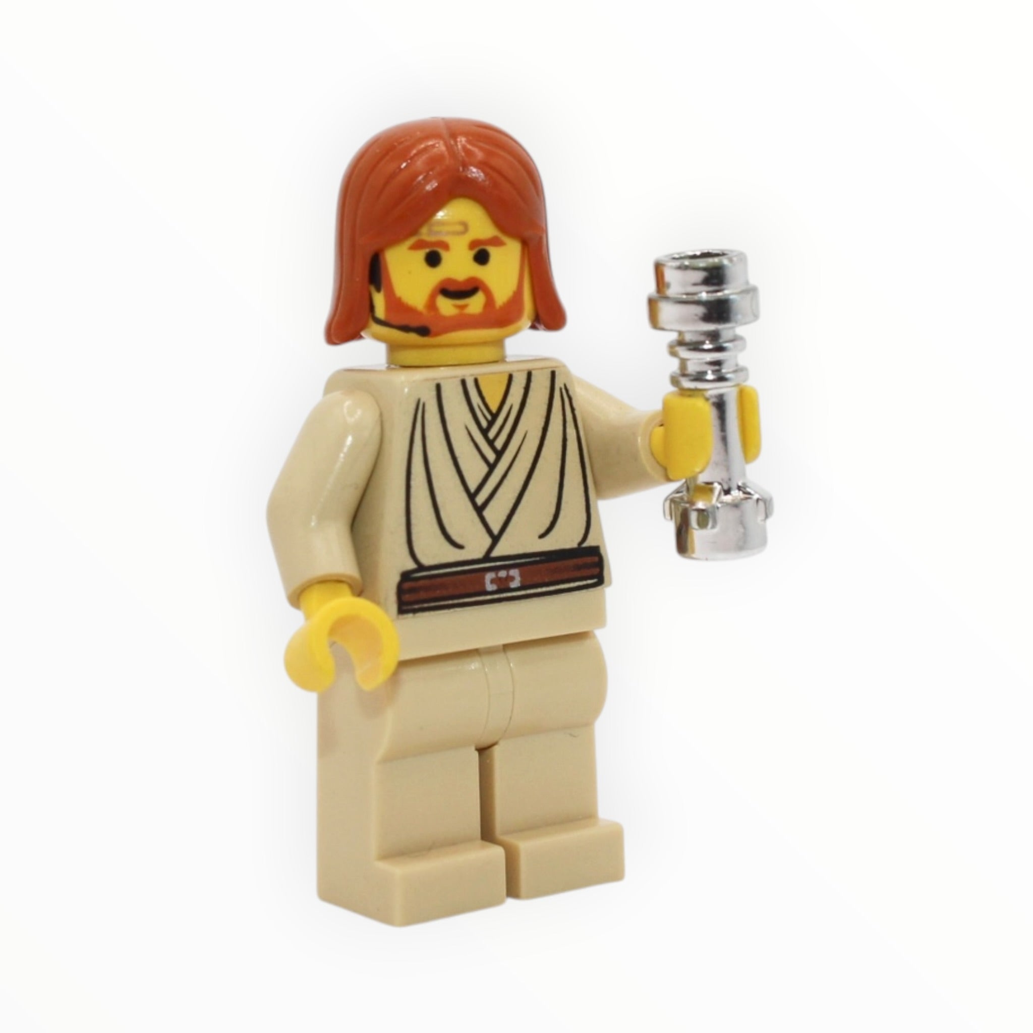 Obi-Wan Kenobi (yellow skin, headset, chrome hilt, 2002)