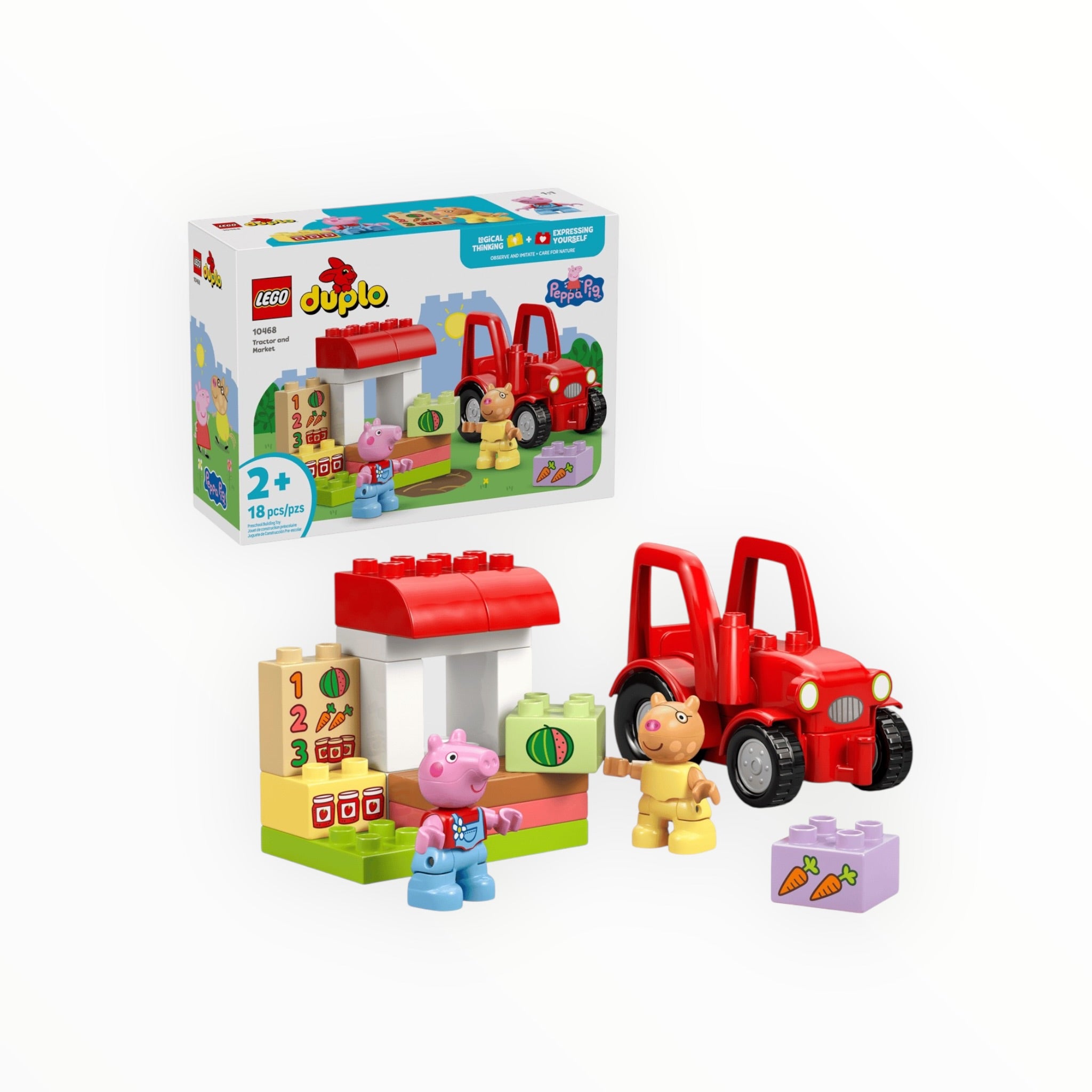 10468 DUPLO Peppa Pig Tractor and Market