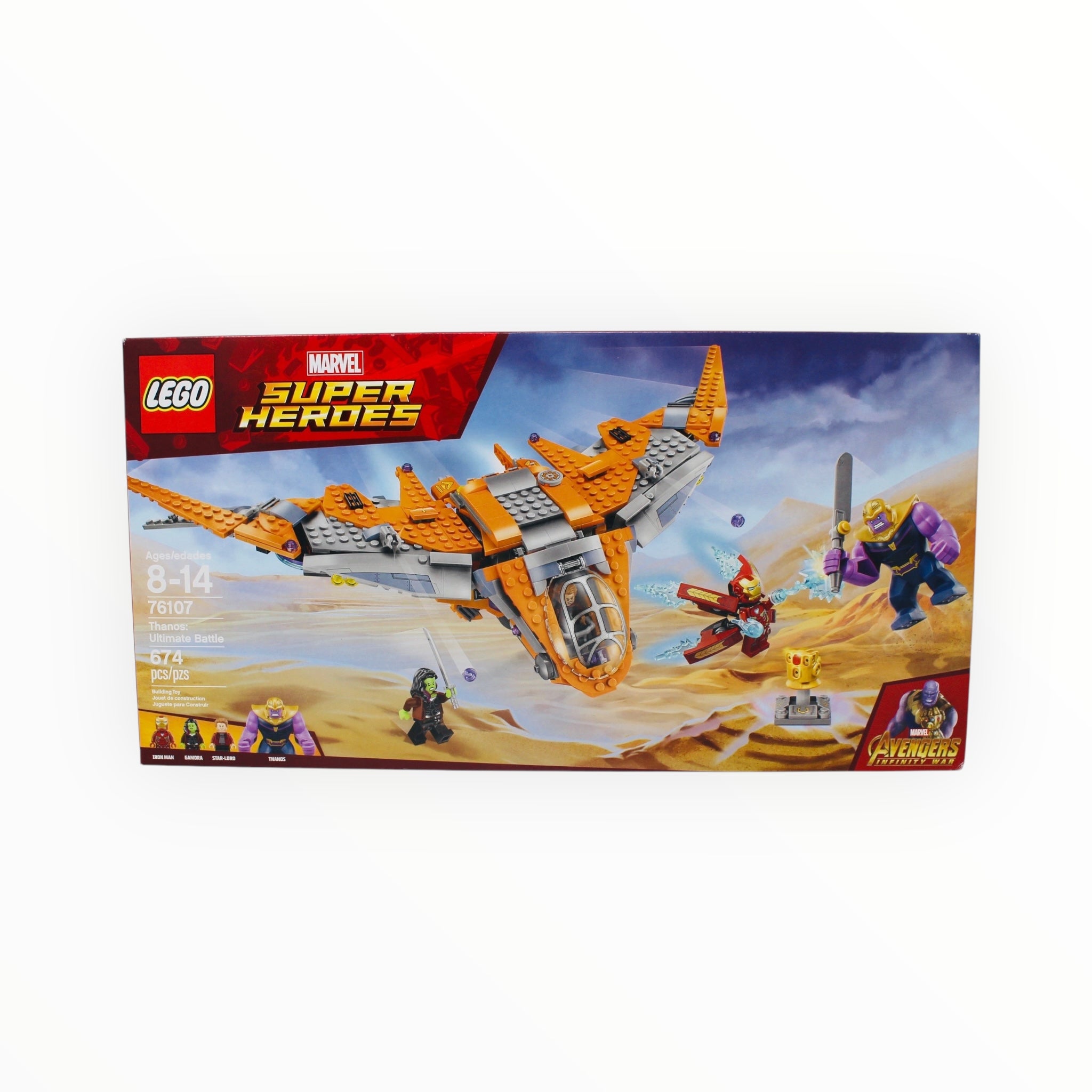 Certified Used Set 76107 Marvel Super Heroes Thanos: Ultimate Battle
