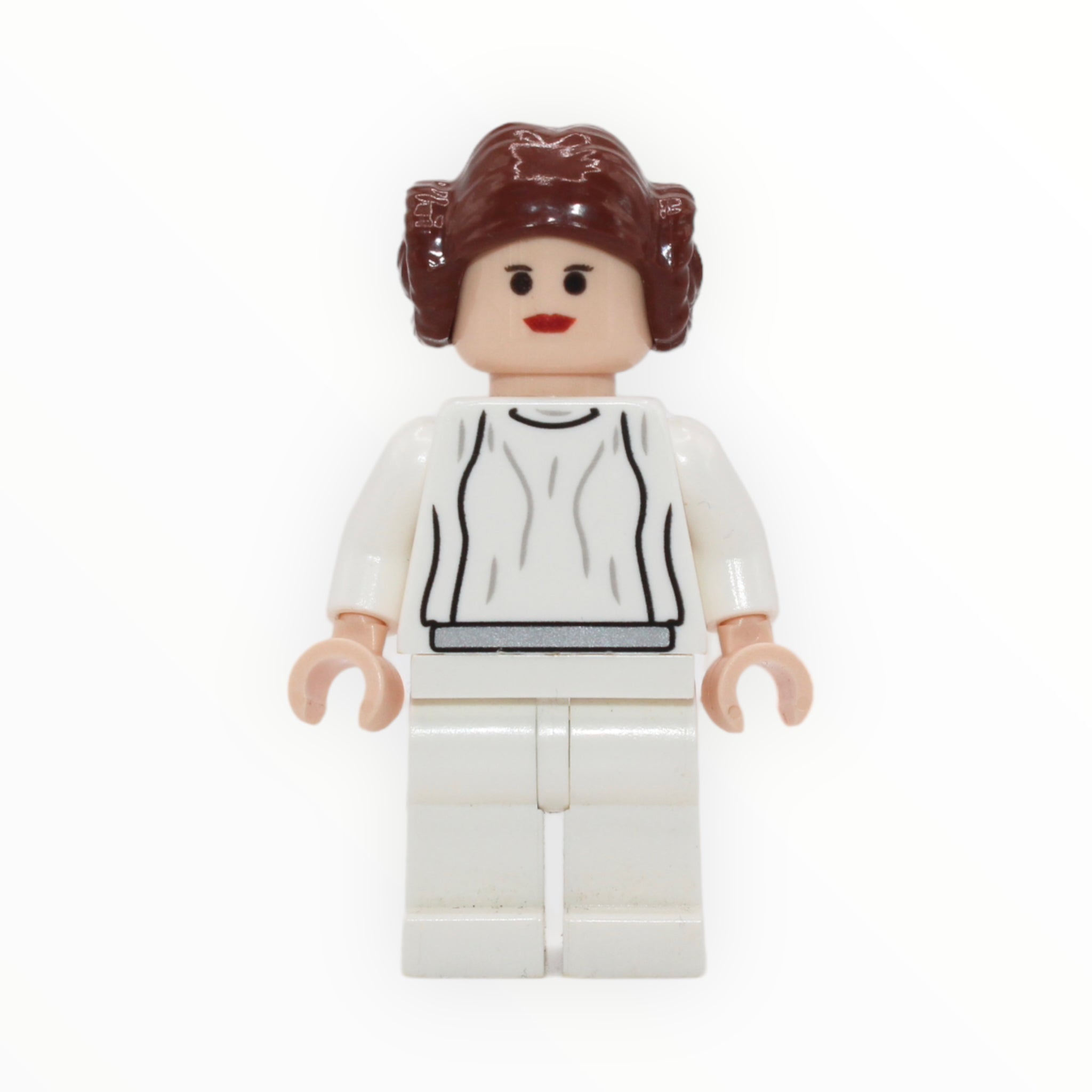 Princess Leia Organa (light nougat, white dress, big eyes, 2008)