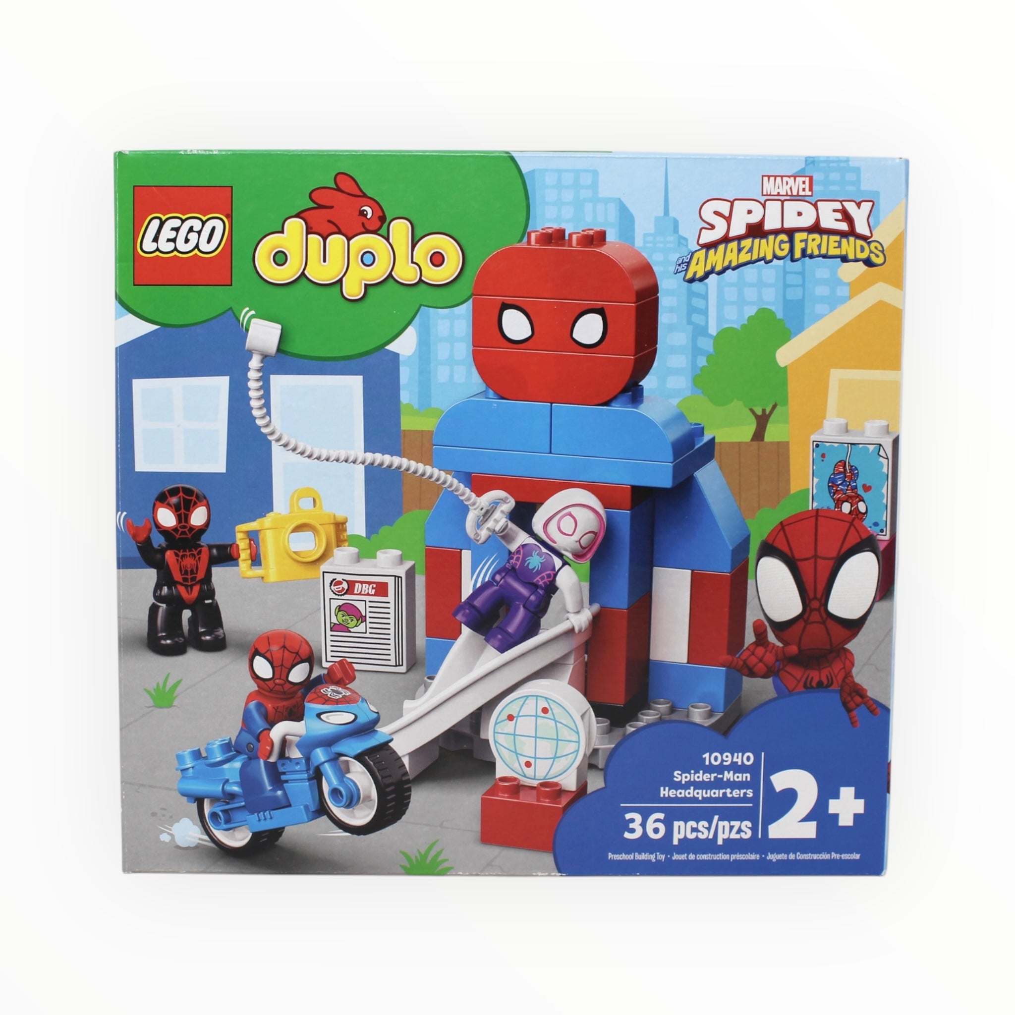 Certified Used Set 10940 Spidey and his Amazing Friends DUPLO Spider-Man Headquarters