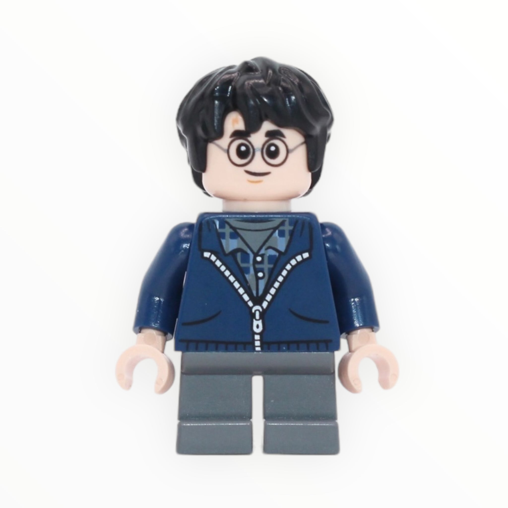 Harry Potter (dark blue hoodie, dark bluish gray legs, 2024)