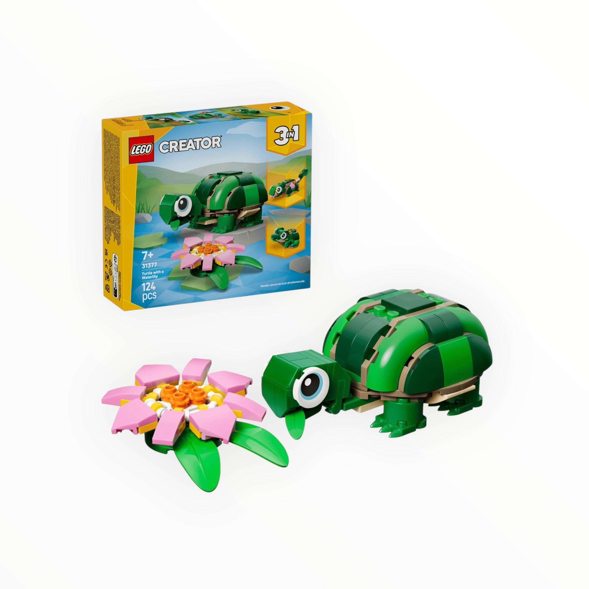 31377 Creator Turtle with a Water Lily Flower