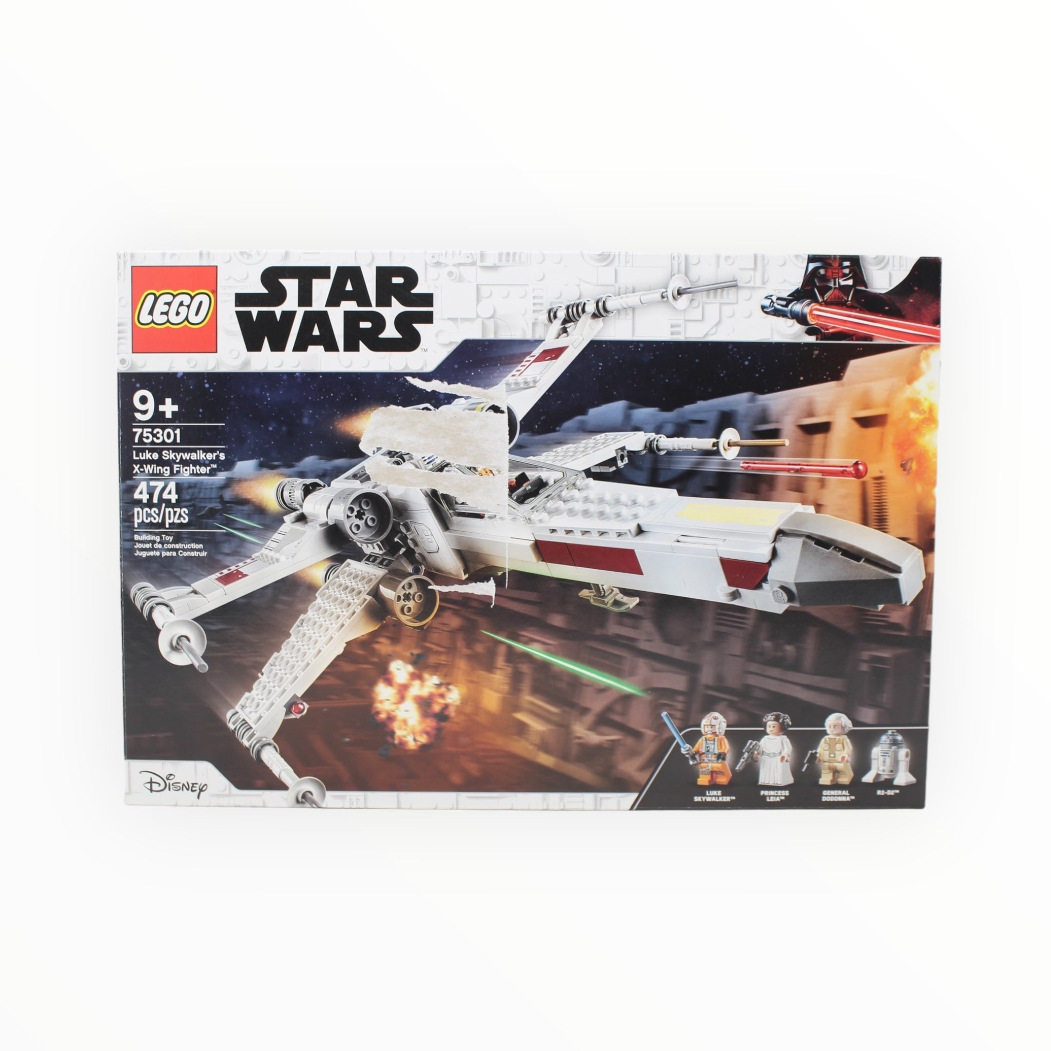 Certified Used Set 75301 Star Wars Luke Skywalker’s X-Wing Fighter (damaged box)