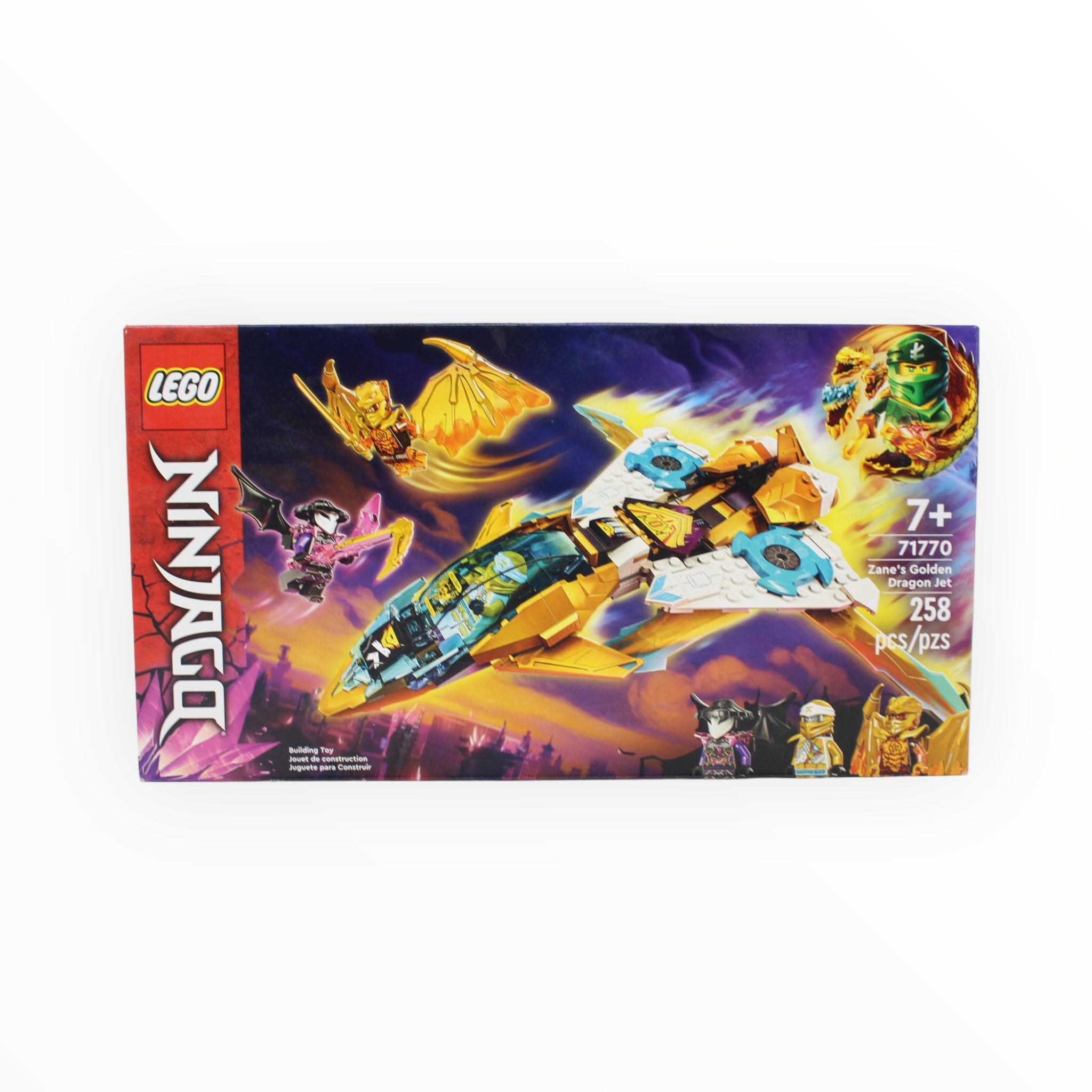 Certified Used Set 71770 Ninjago Zane’s Golden Dragon Jet