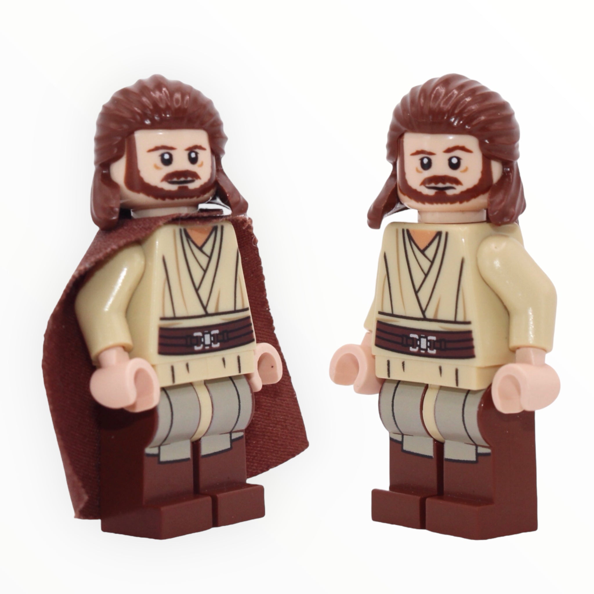 Qui-Gon Jinn (printed legs, raised left eyebrow, set 75058, 2014)