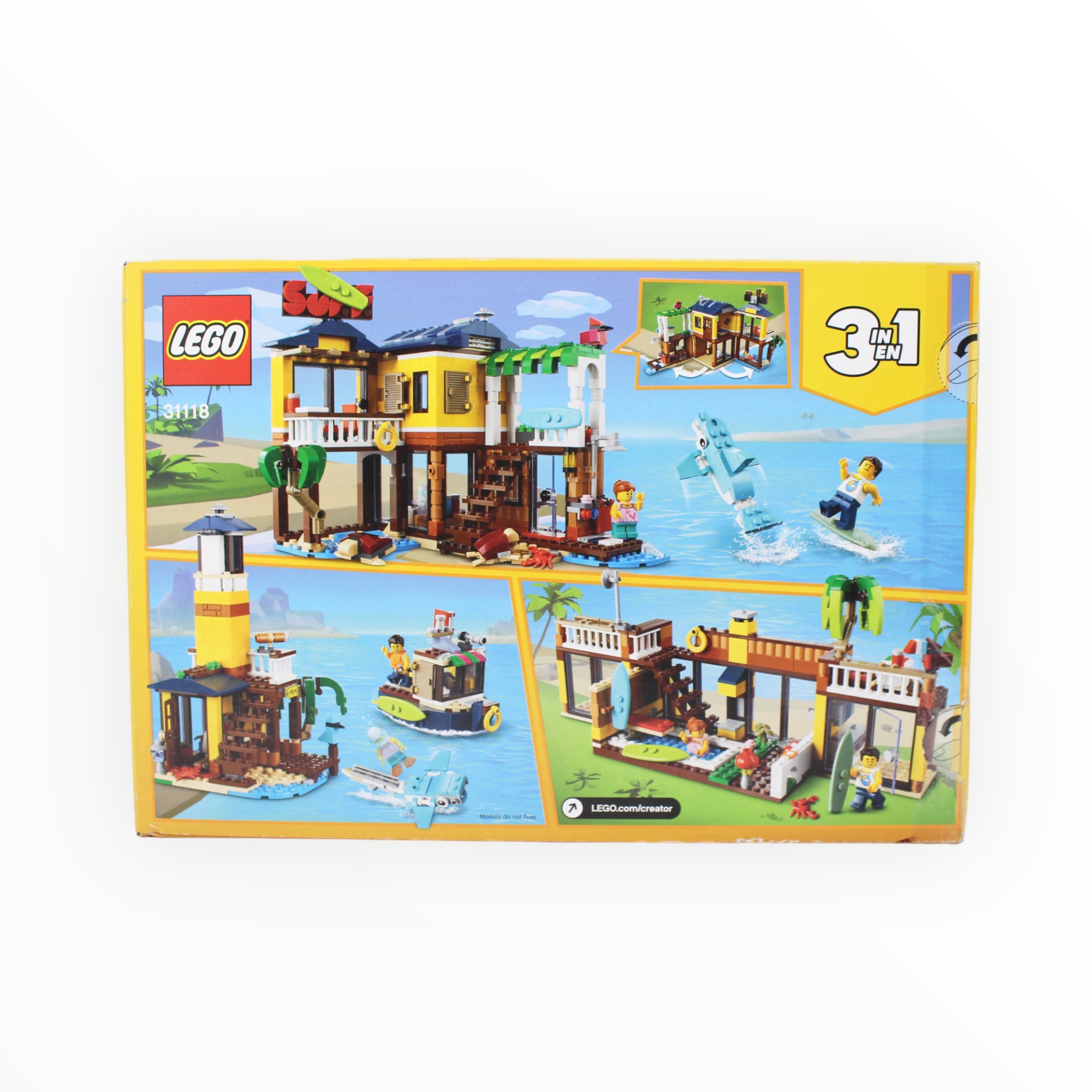 Certified Used Set 31118 Creator Surfer Beach House