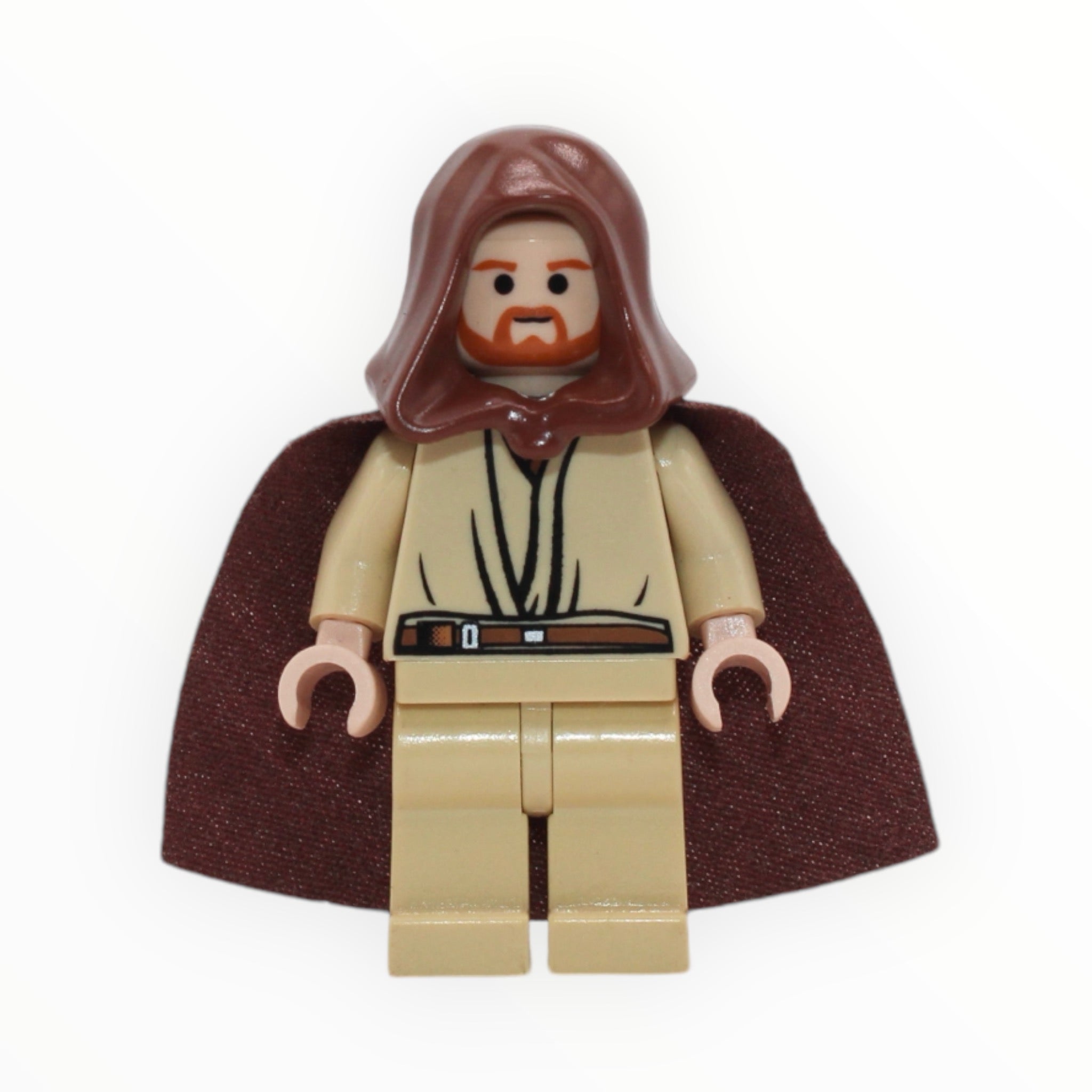 Qui-Gon Jinn (reddish brown hood, light nougat skin, set #7665)