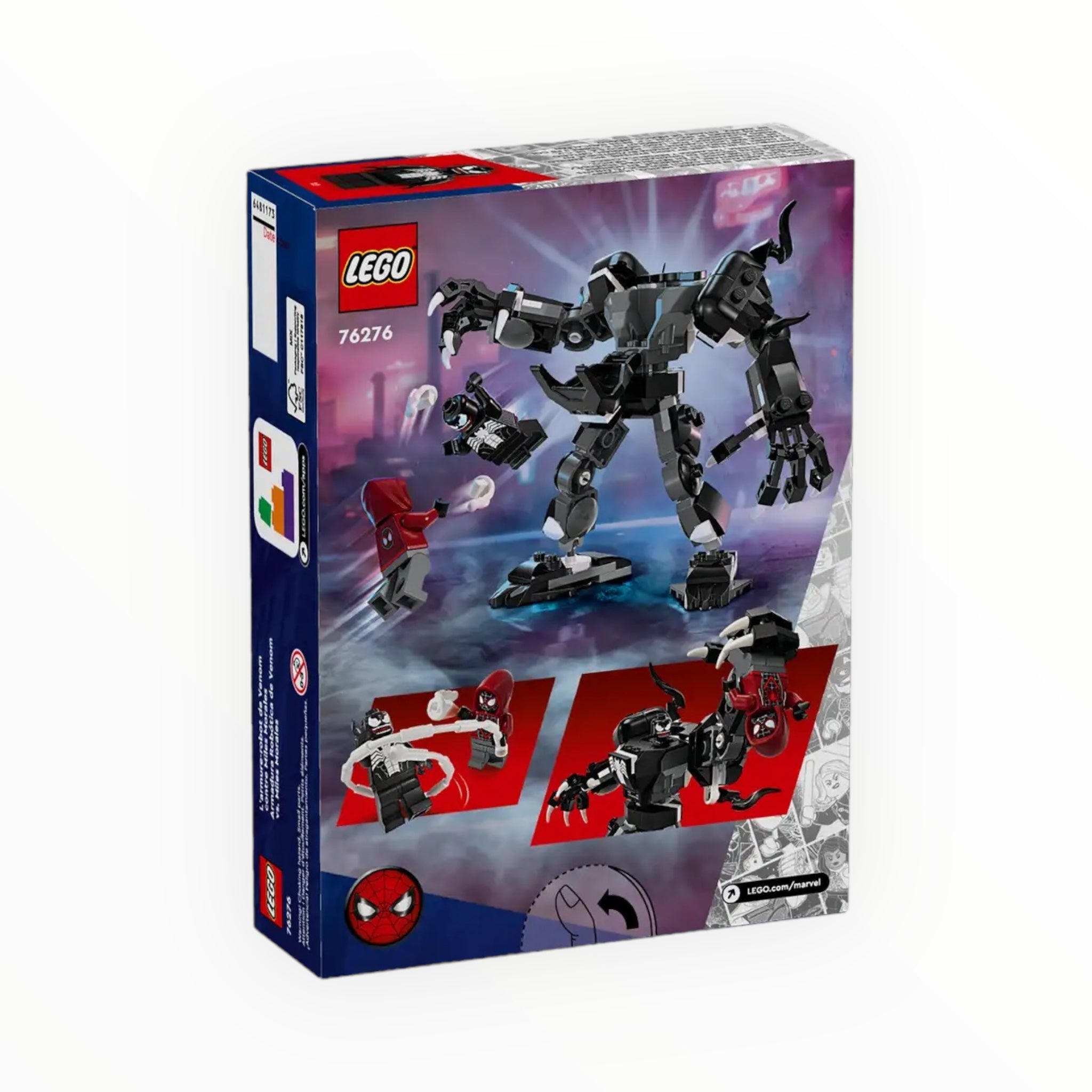 76276 Marvel Venom Mech Armor vs. Miles Morales