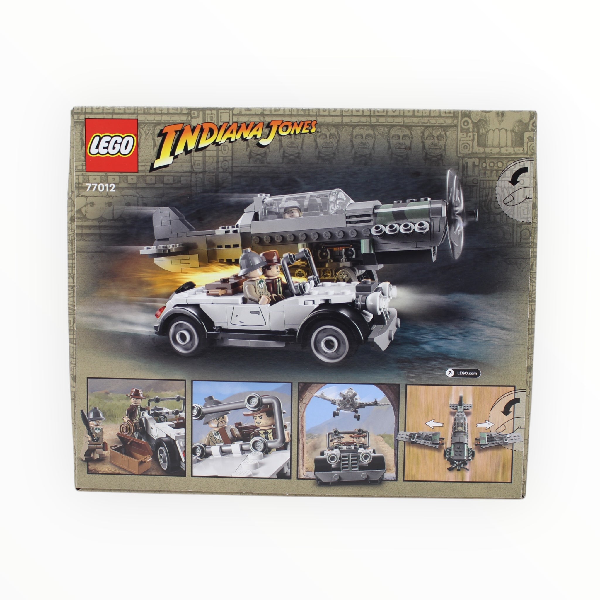 Retired Set 77012 Indiana Jones Fighter Plane Chase (damaged box)