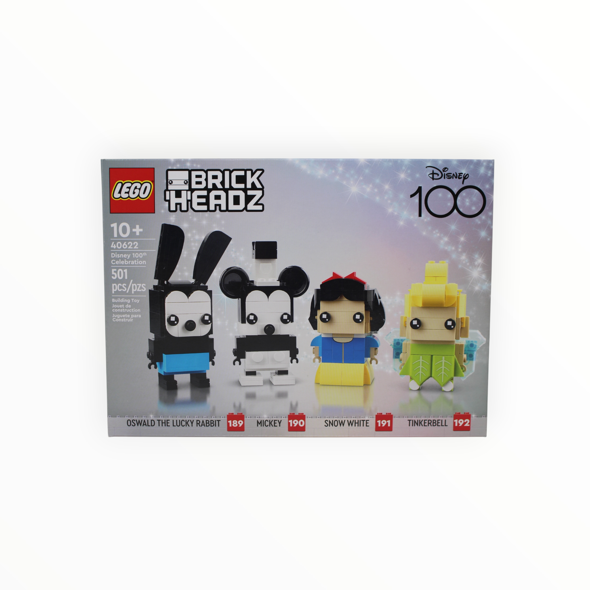 Certified Used Set 40622 Disney BrickHeadz 100th Celebration