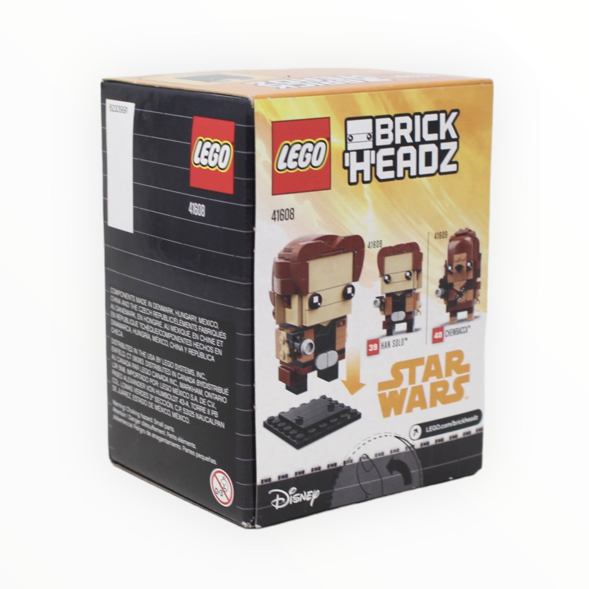 Retired Set 41608 Star Wars BrickHeadz Han Solo