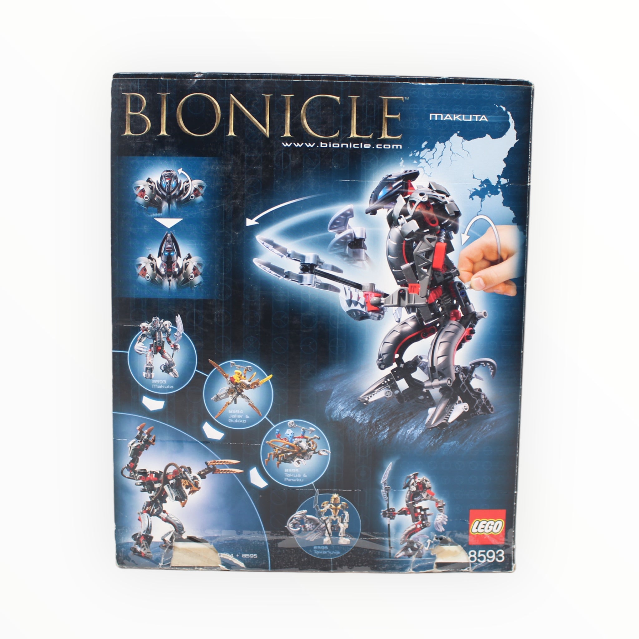 Certified Used Set 8593 Bionicle Makuta