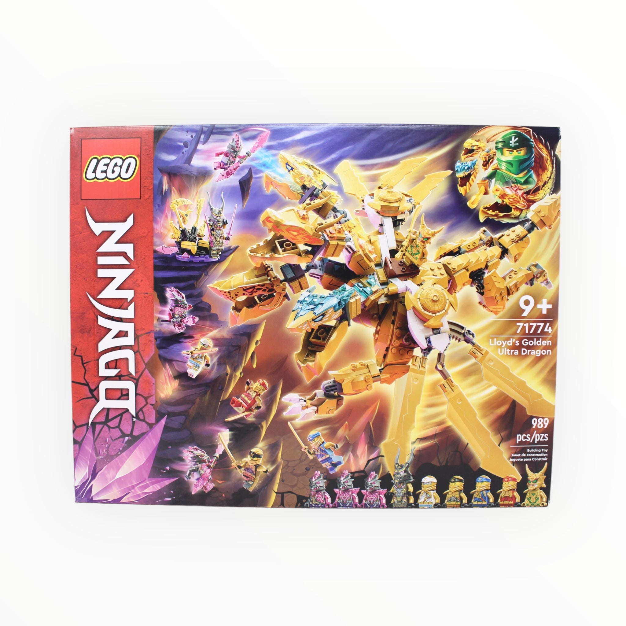 Certified Used Set 71774 Ninjago Lloyd’s Golden Ultra Dragon