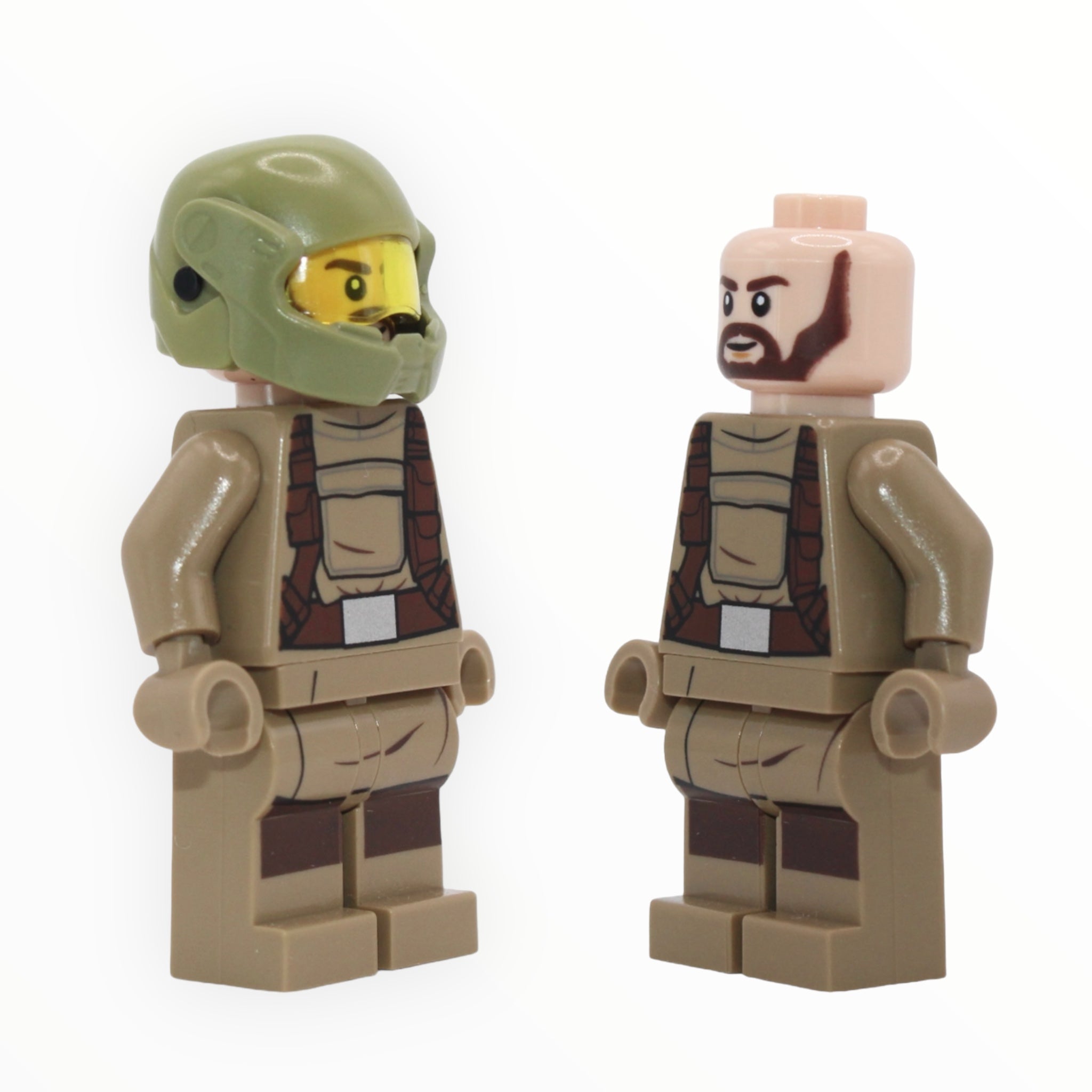 Resistance Trooper (beard, dark tan jacket, olive green helmet with no markings)