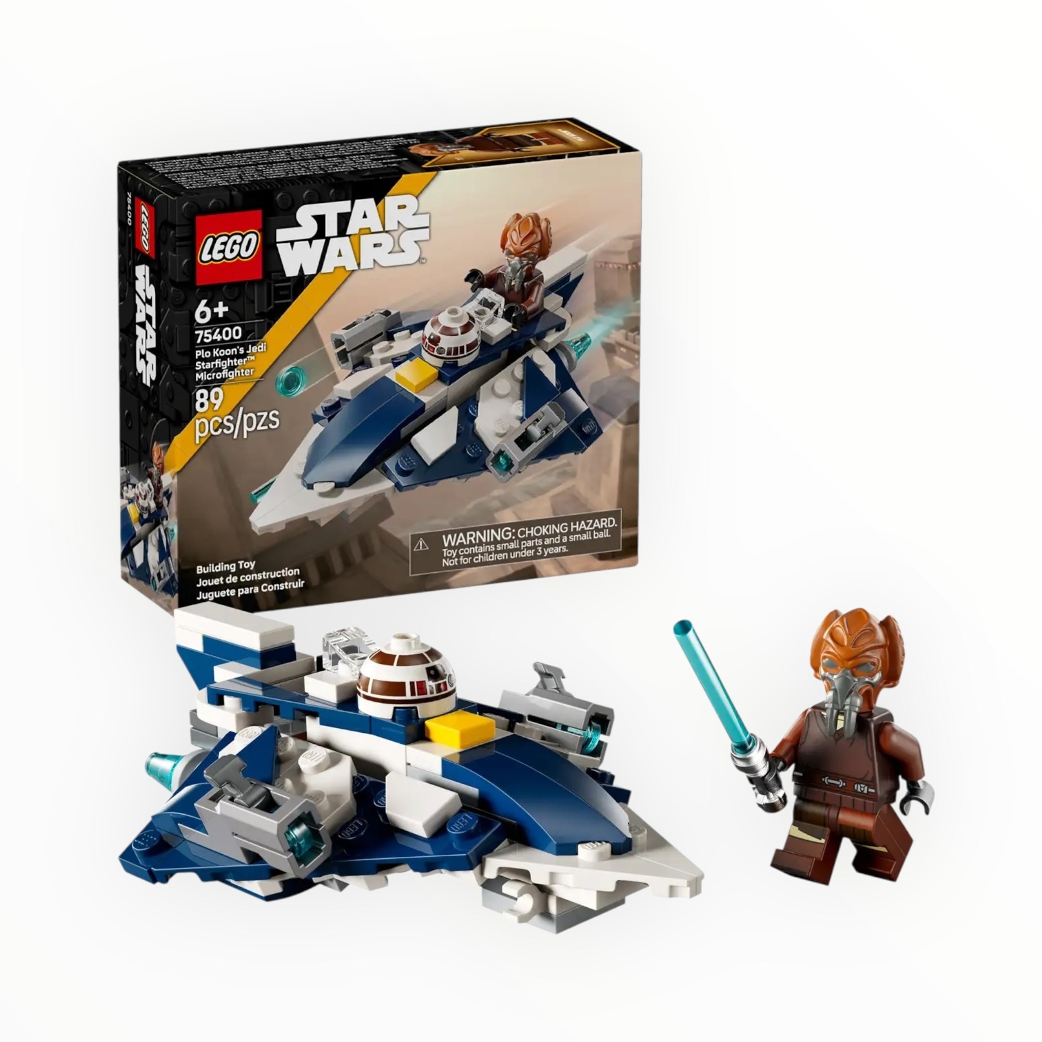 75400 Star Wars Plo Koon’s Jedi Starfighter Microfighter
