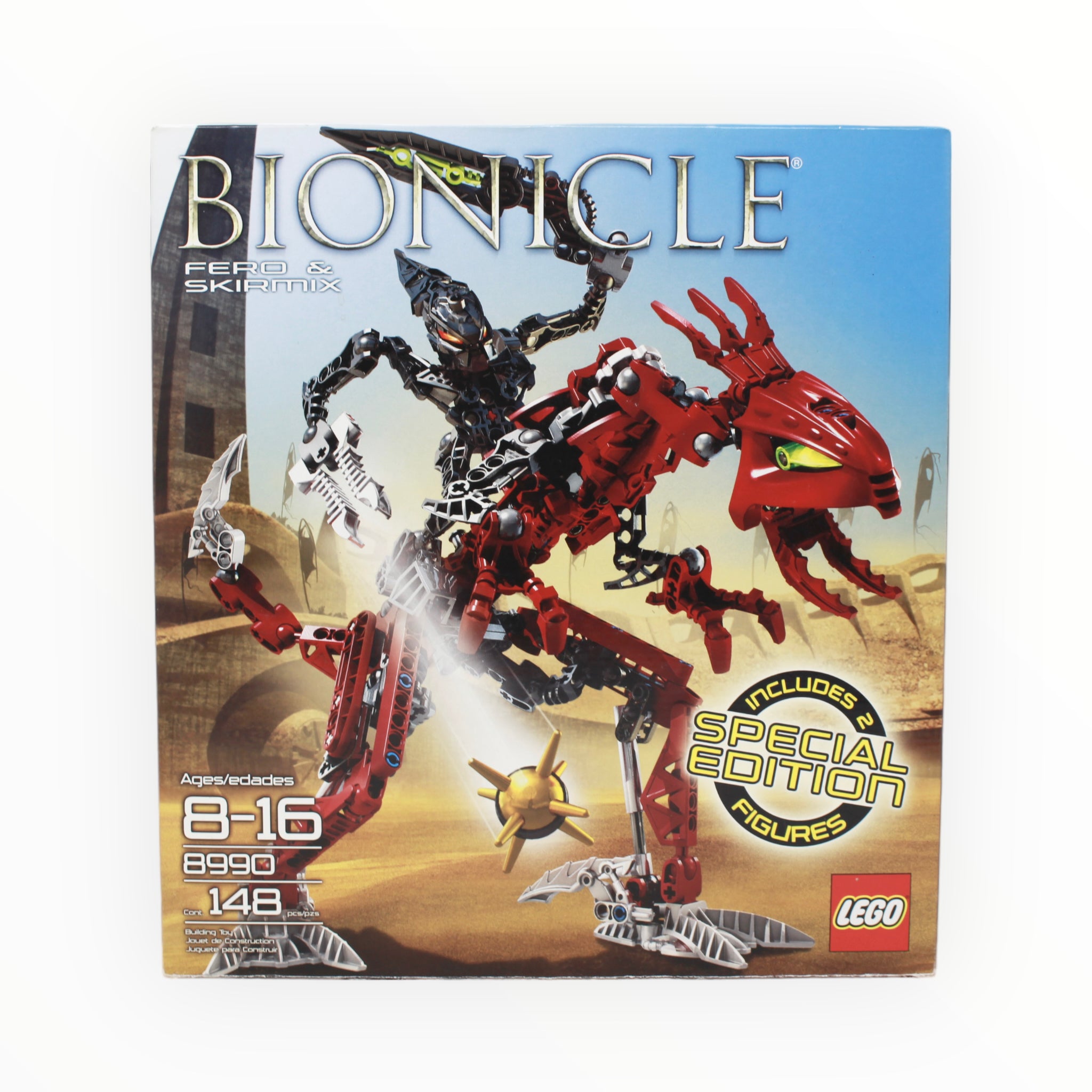 Certified Used Set 8990 Bionicle Fero & Skirmix