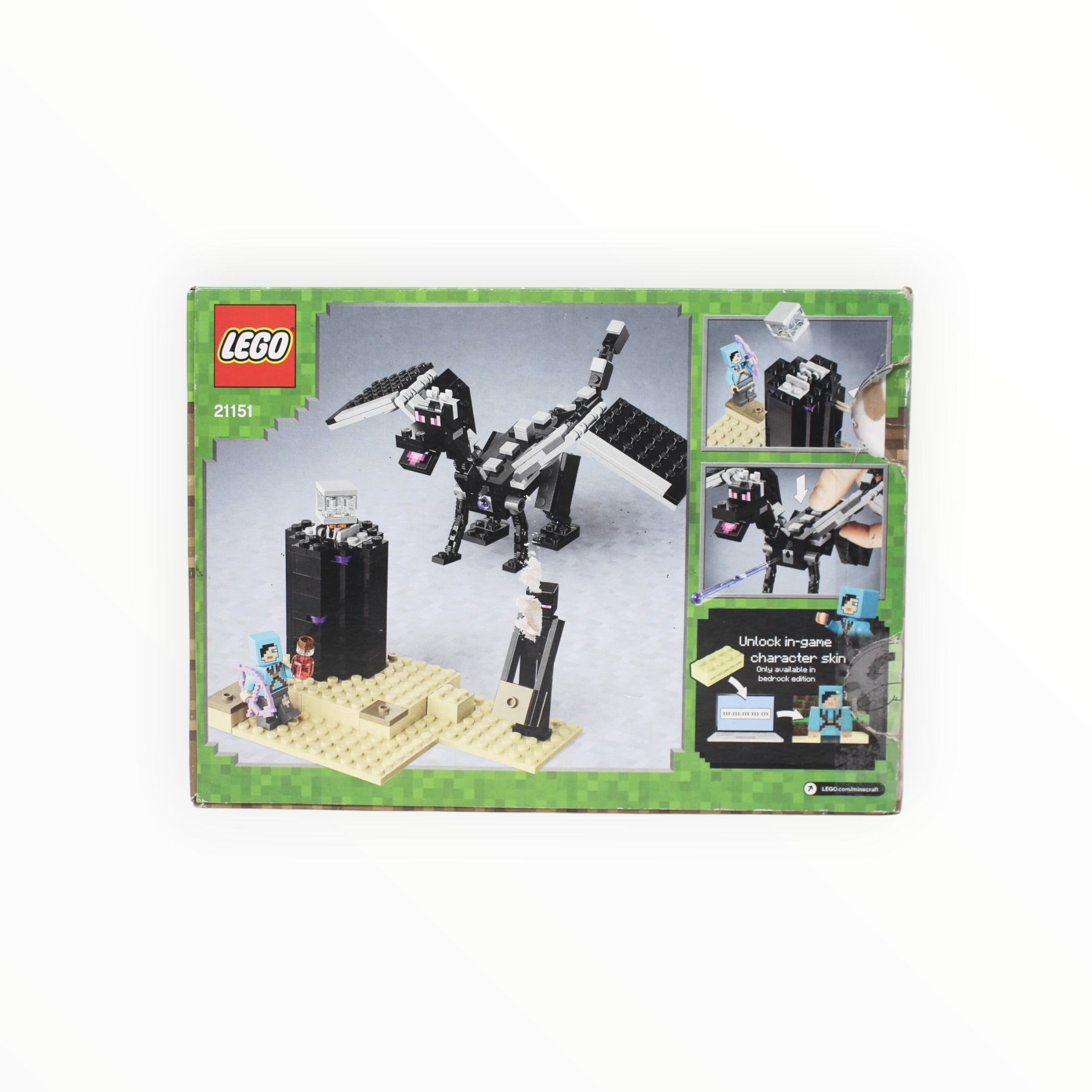 Certified Used Set 21151 Minecraft The End Battle